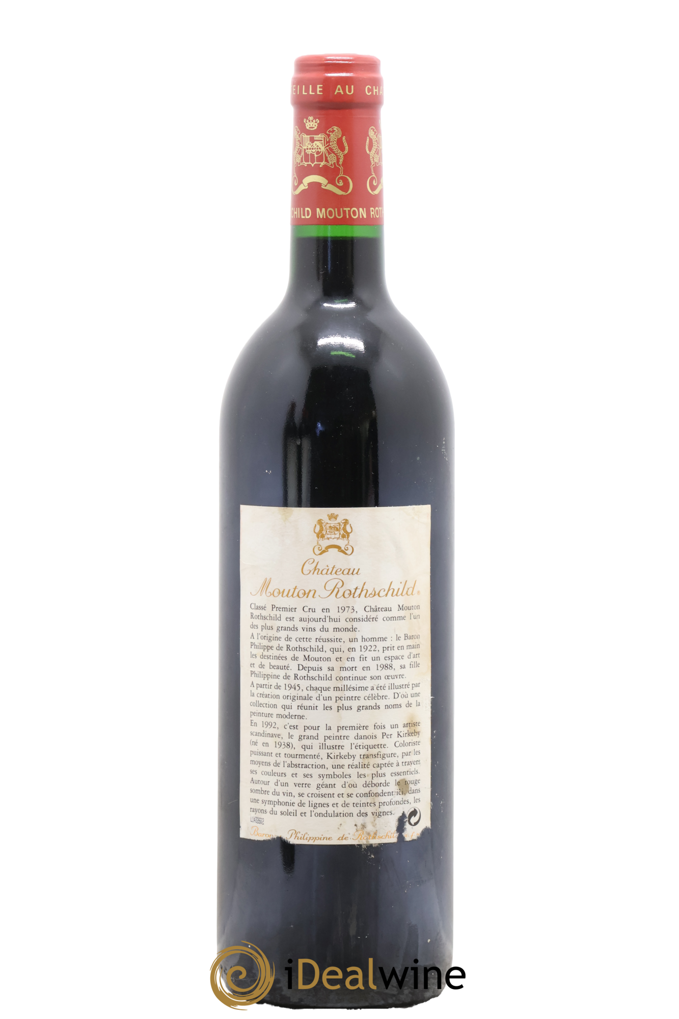 Château Mouton Rothschild 1er Grand Cru Classé 1992 - Lotto di 1 bottiglia - 1