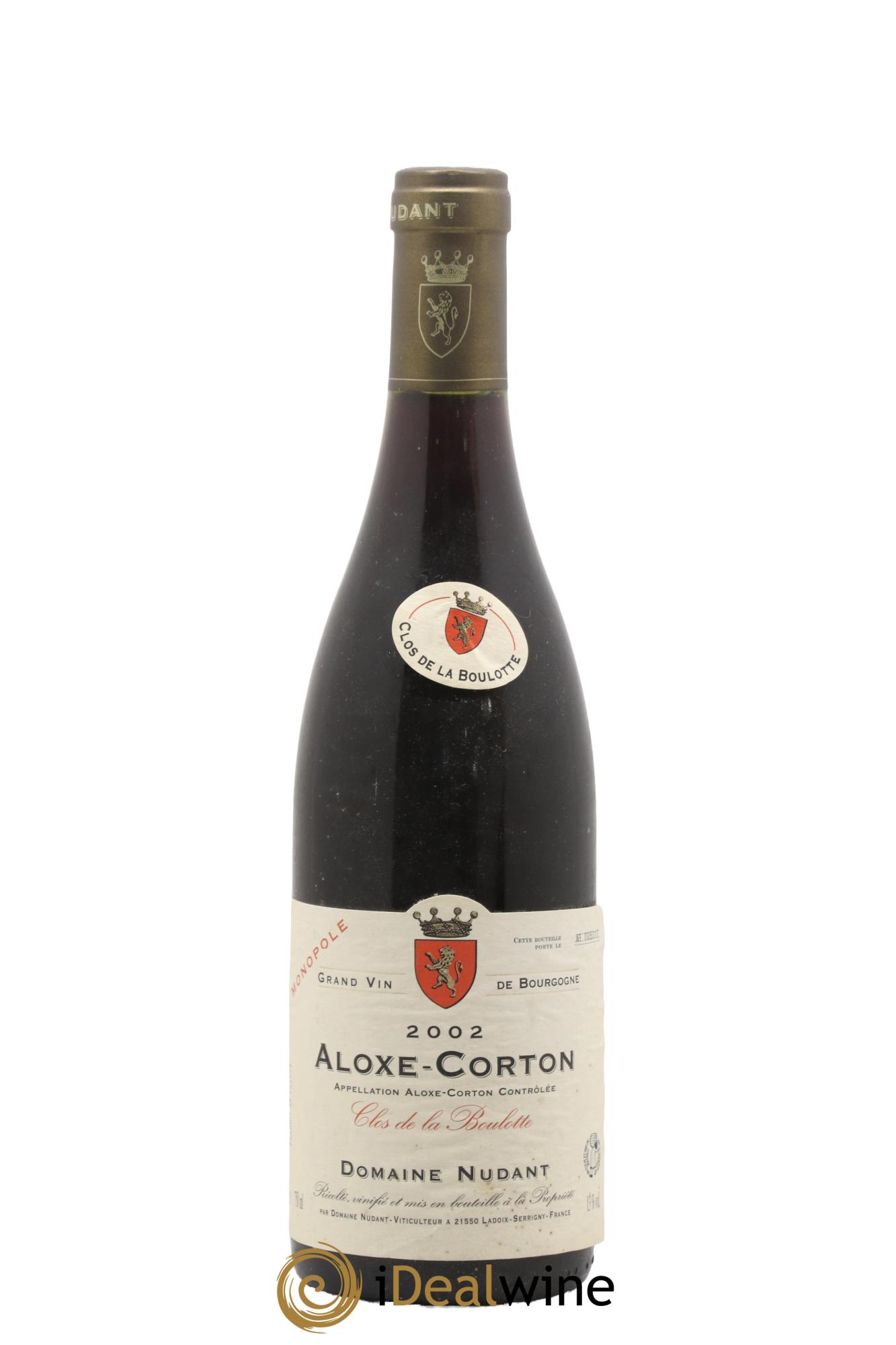 Aloxe-Corton Clos De La Boulette Monopole Nudant 2002 - Lotto di 1 bottiglia - 0