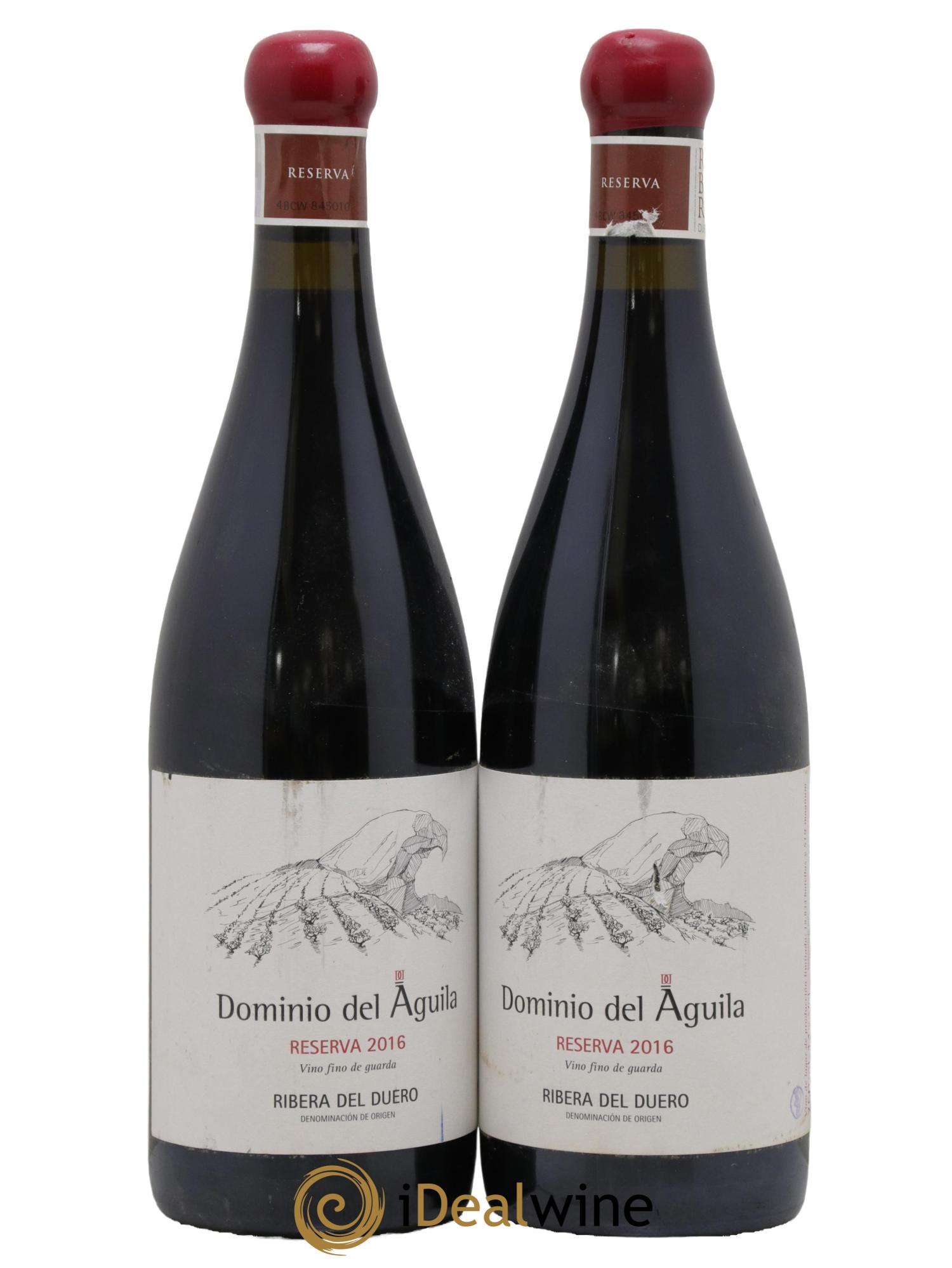 Ribera Del Duero DO Reserva Dominio del Aguila 2016 - Lot de 2 bouteilles - 0