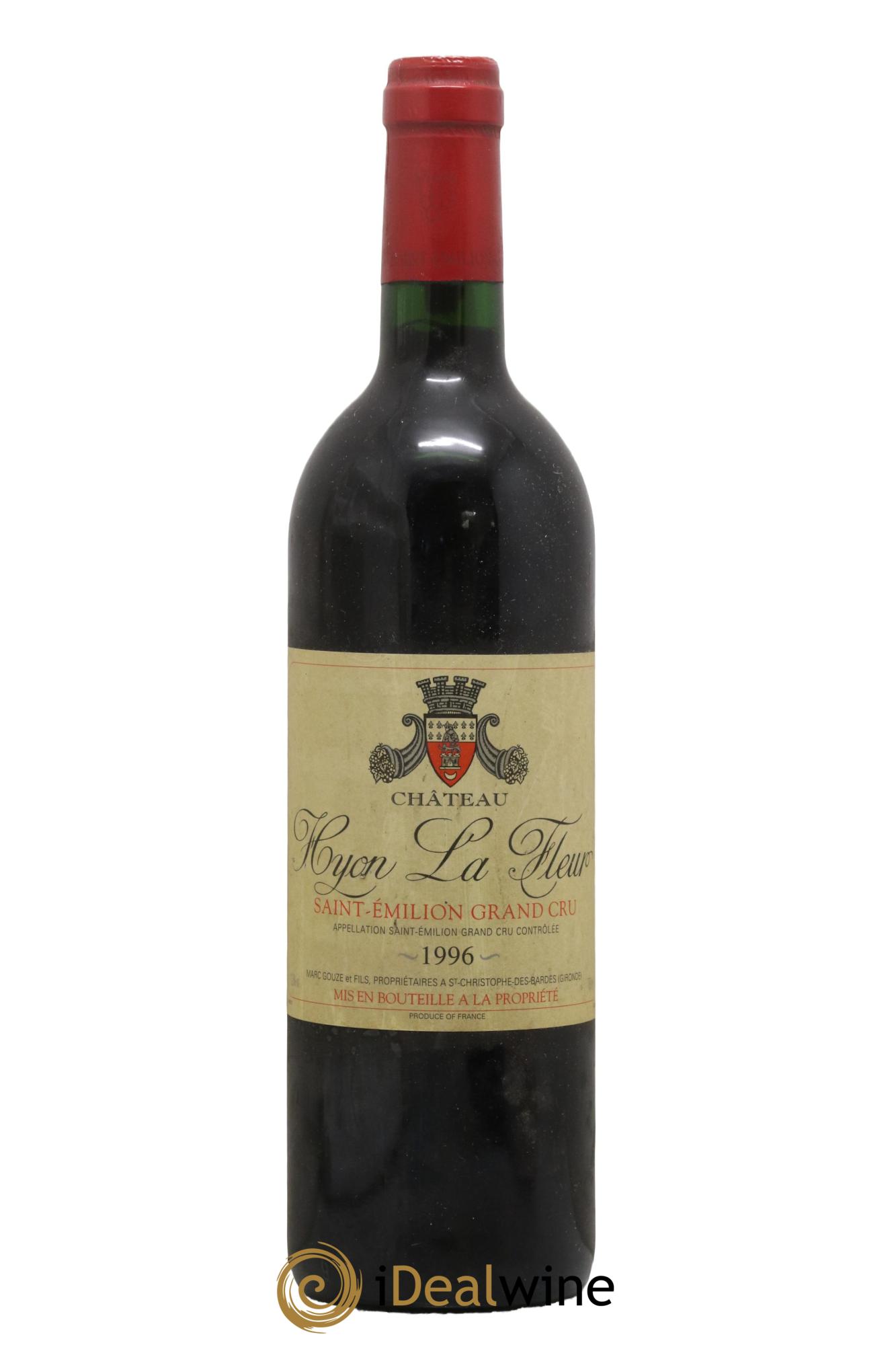 Saint-Émilion Grand Cru Château Hyon La Fleur 1996 - Lot de 1 bouteille - 0
