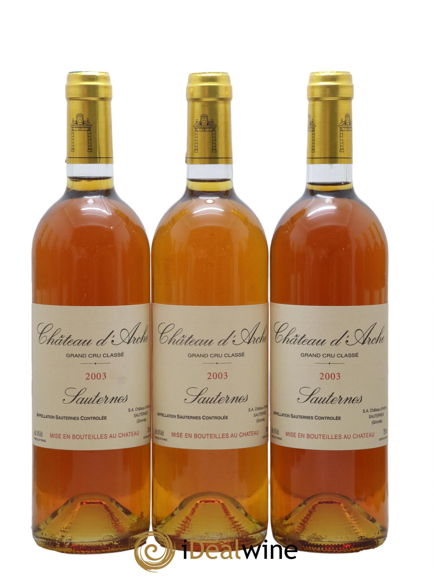 Château d' Arche 2ème Grand Cru Classé 2003 - Lotto di 12 bottiglie - 1