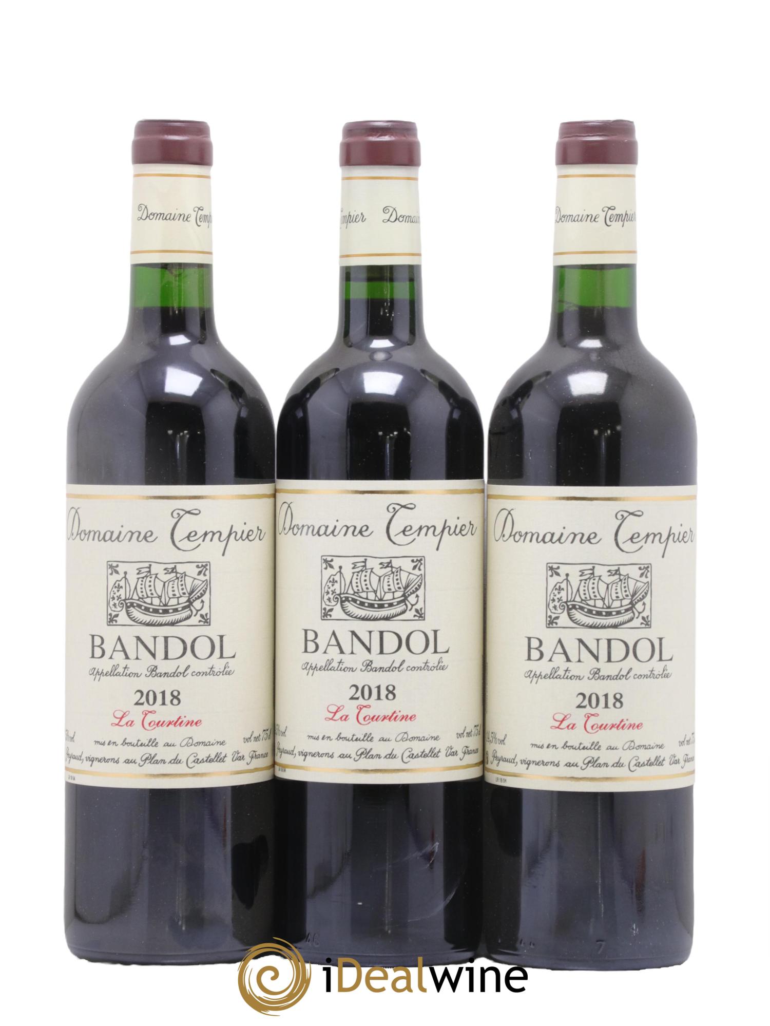 Bandol Domaine Tempier La Tourtine Famille Peyraud 2018 - Lot of 3 bottles - 0