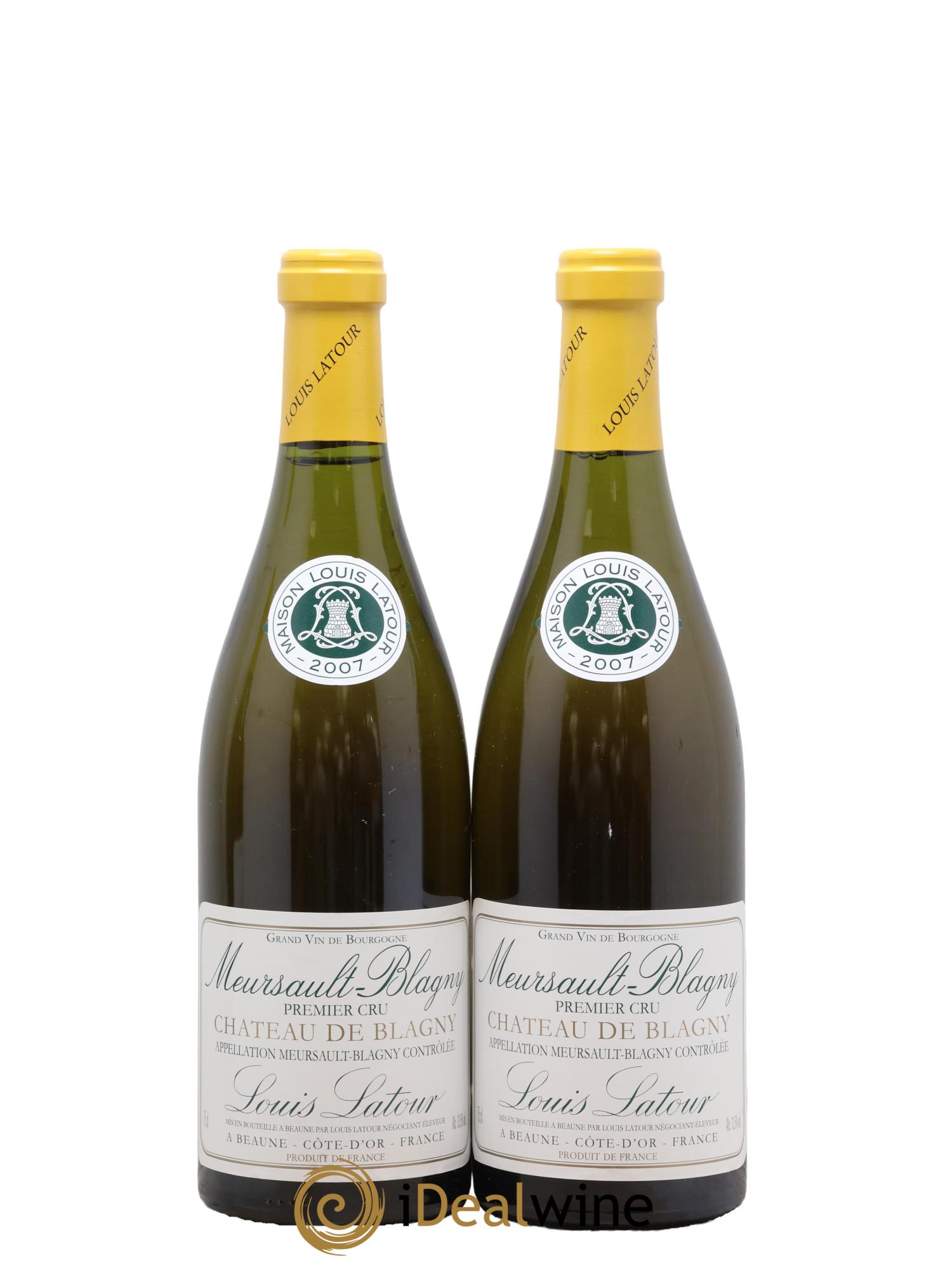 Meursault 1er Cru Blagny - Château de Blagny Louis Latour 2007 - Lot of 2 bottles - 0