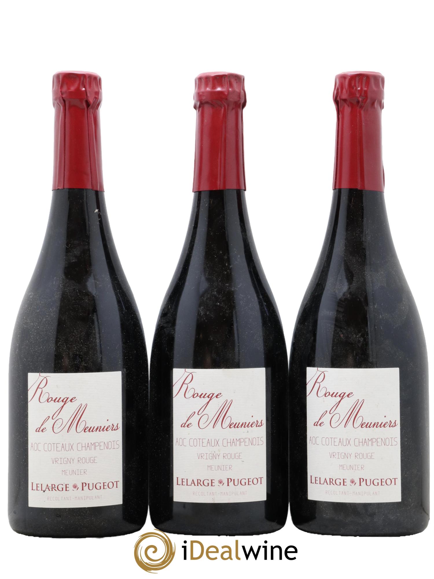 Coteaux Champenois Rouge de Meunier Lelarge Pugeot 2014 - Lot de 3 bouteilles - 0
