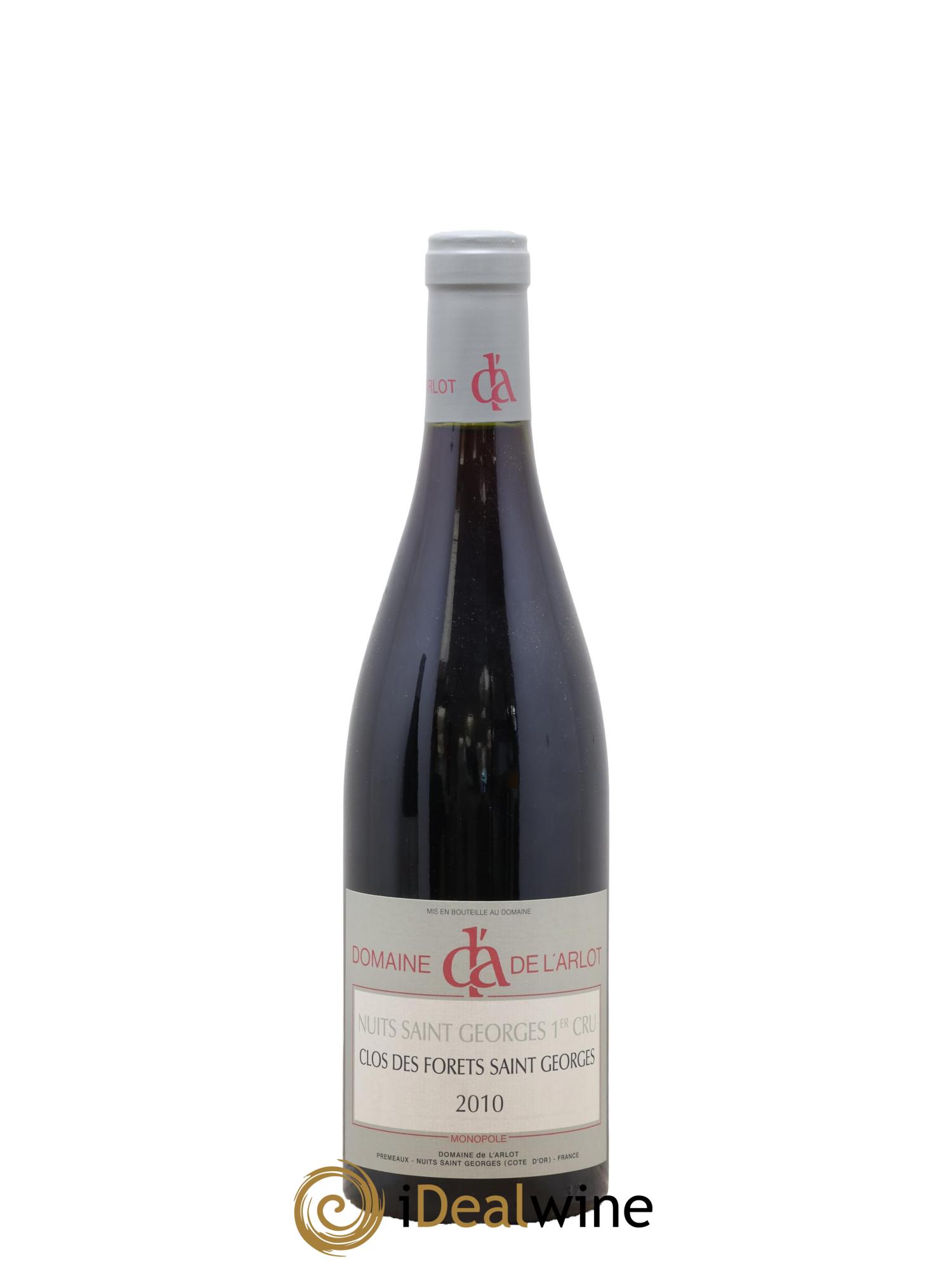 Nuits-Saint-Georges 1er Cru Clos des Forêts Saint-Georges Domaine de l'Arlot 2010 - Lot de 1 bouteille - 0