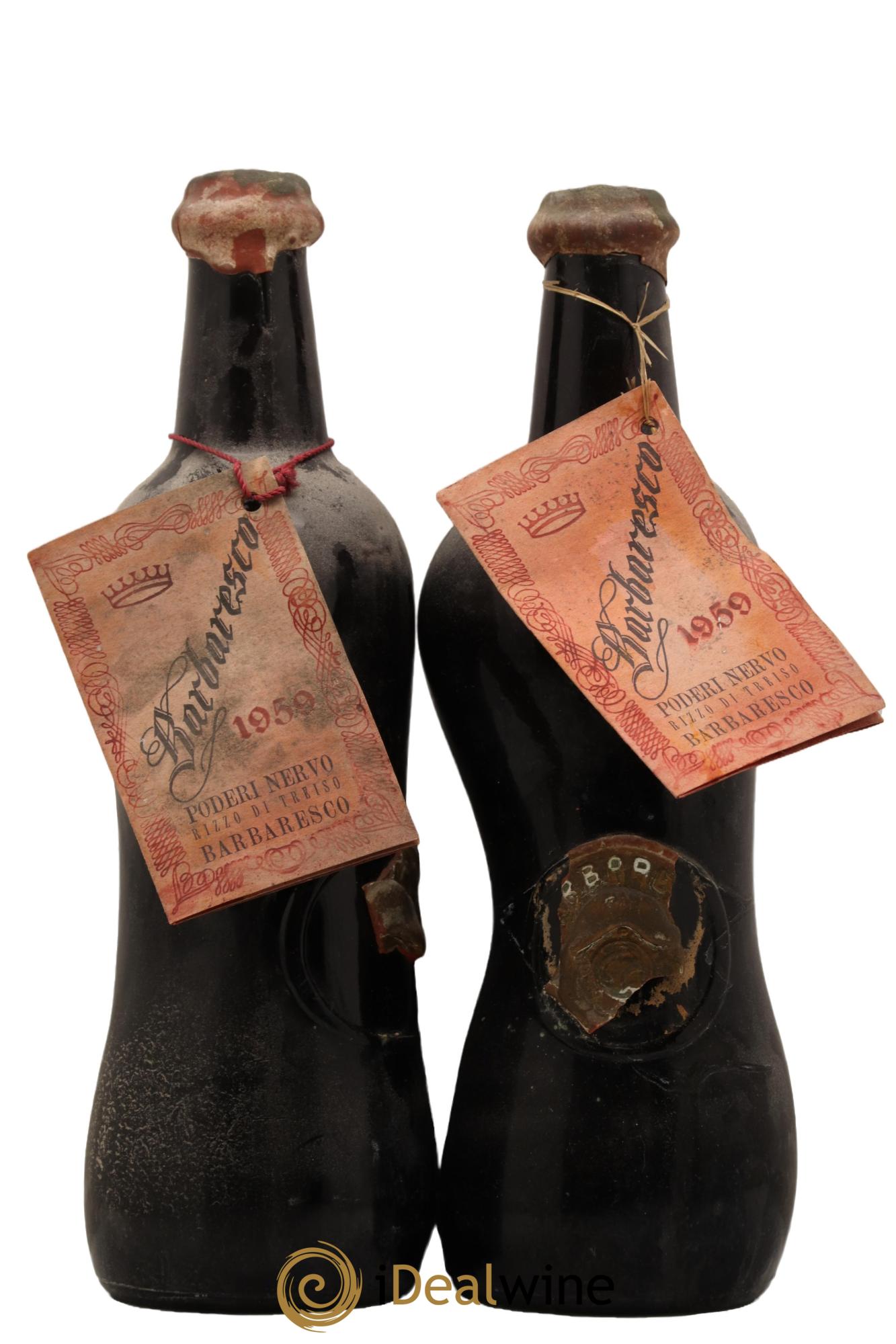 Barbaresco DOCG Nervo Troglia 1959 - Lot de 2 bouteilles - 0