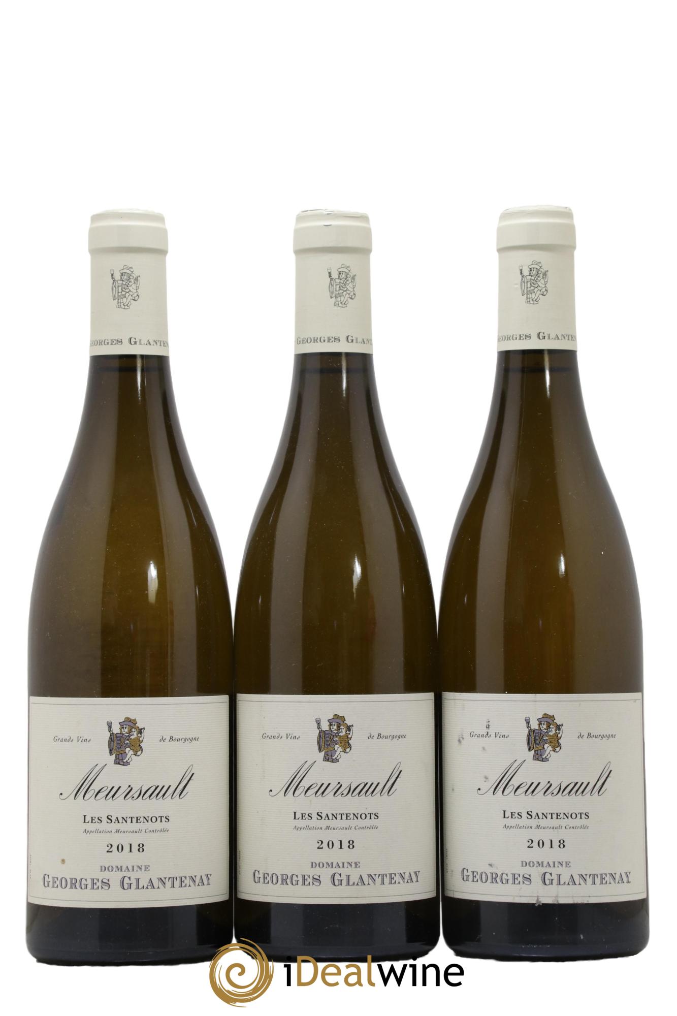 Meursault Les Santenots Glantenay 2018 - Posten von 3 Flaschen - 0