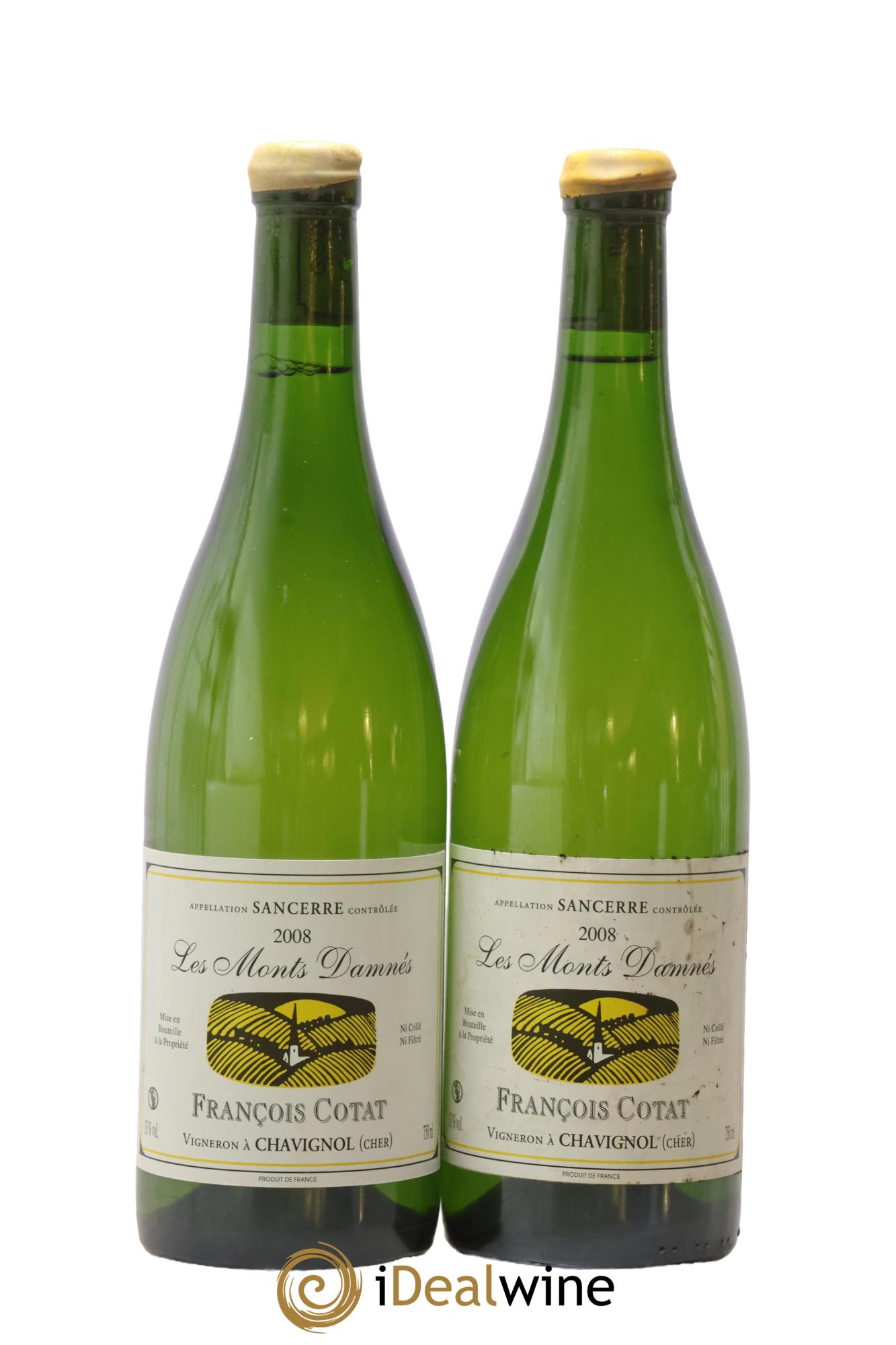 Sancerre Les Monts Damnés Pascal Cotat 2008 - Lot de 2 bouteilles - 0