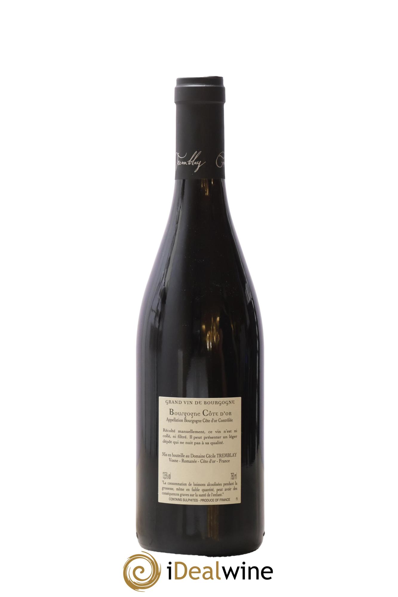 Bourgogne Côte-d'Or Cécile Tremblay 2023 - Lot de 1 bouteille - 1
