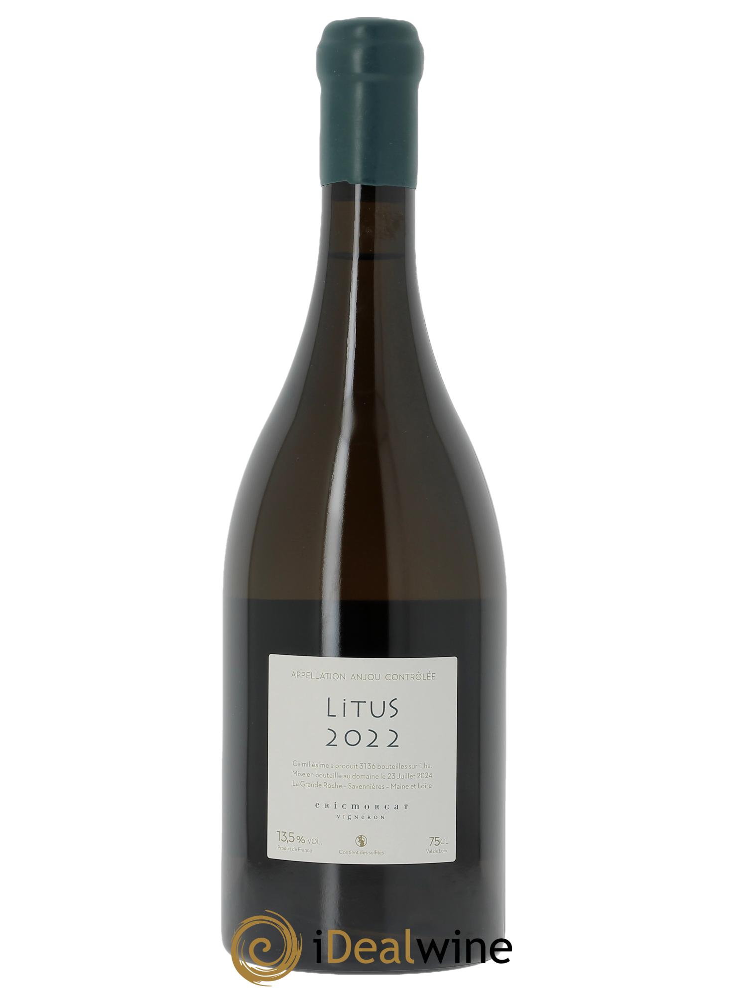 Anjou Litus Eric Morgat 2022 - Lot de 1 bouteille - 1