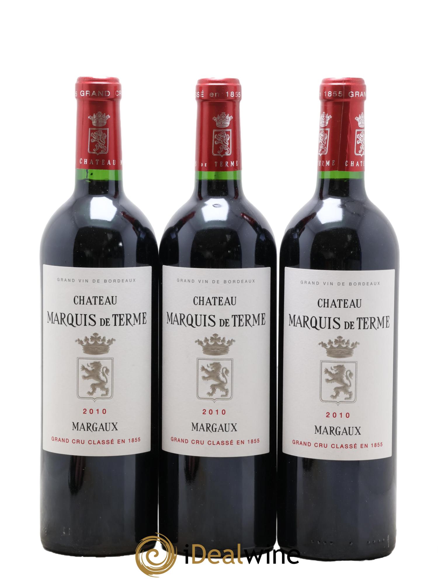 Château Marquis de Terme 4ème Grand Cru Classé 2010 - Lotto di 6 bottiglie - 2