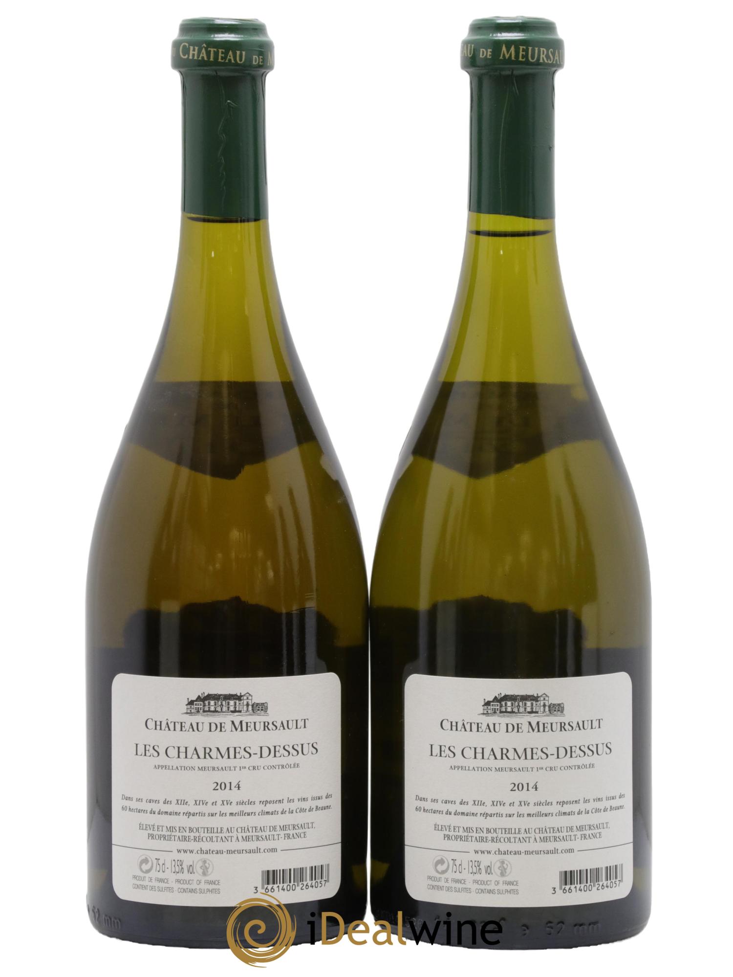 Meursault 1er Cru Les Charmes Dessus Château de Meursault 2014 - Posten von 2 Flaschen - 1