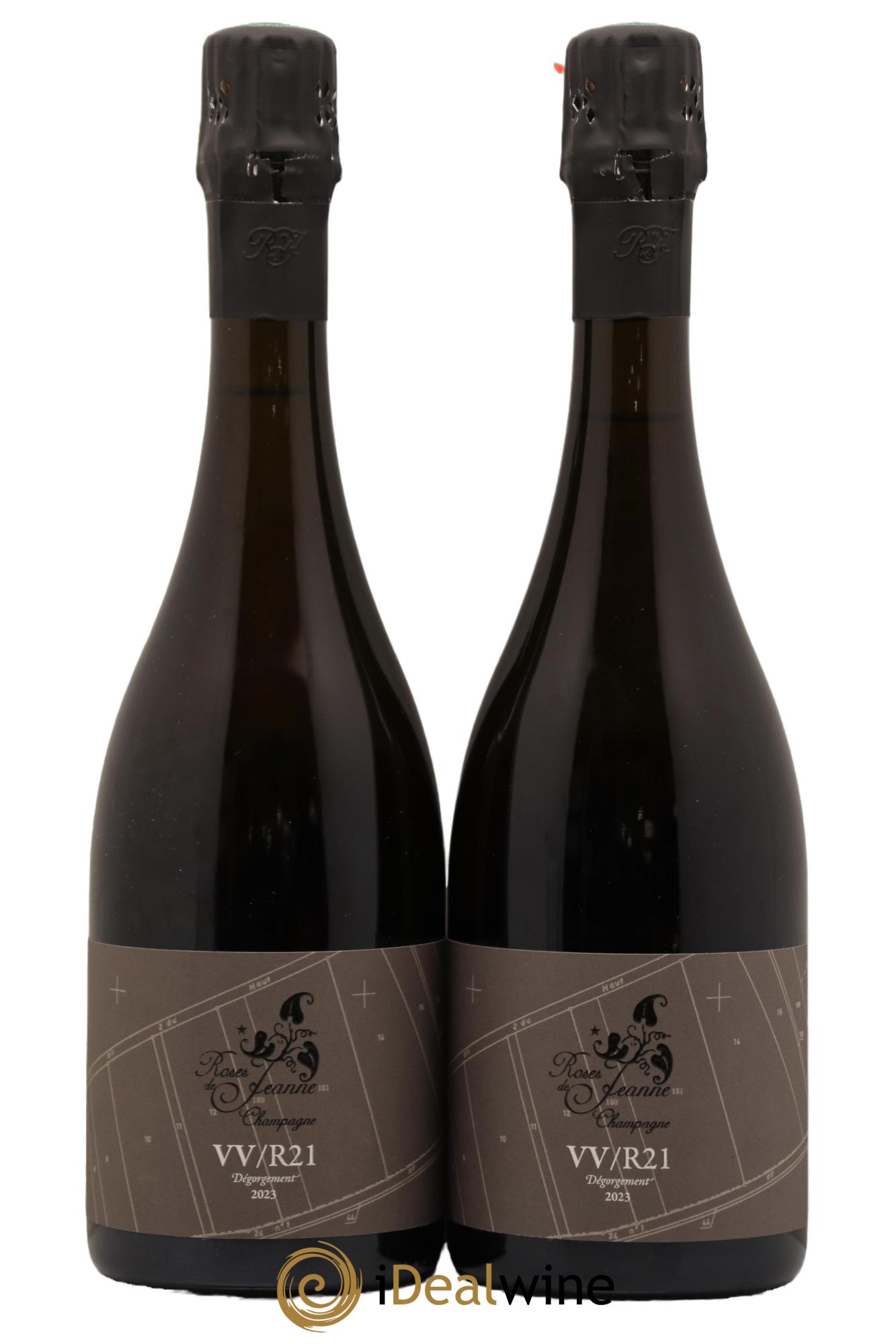 Roses de Jeanne Côte de Val Vilaine Blanc de Noirs Cédric Bouchard 2021 - Lot de 2 bouteilles - 0