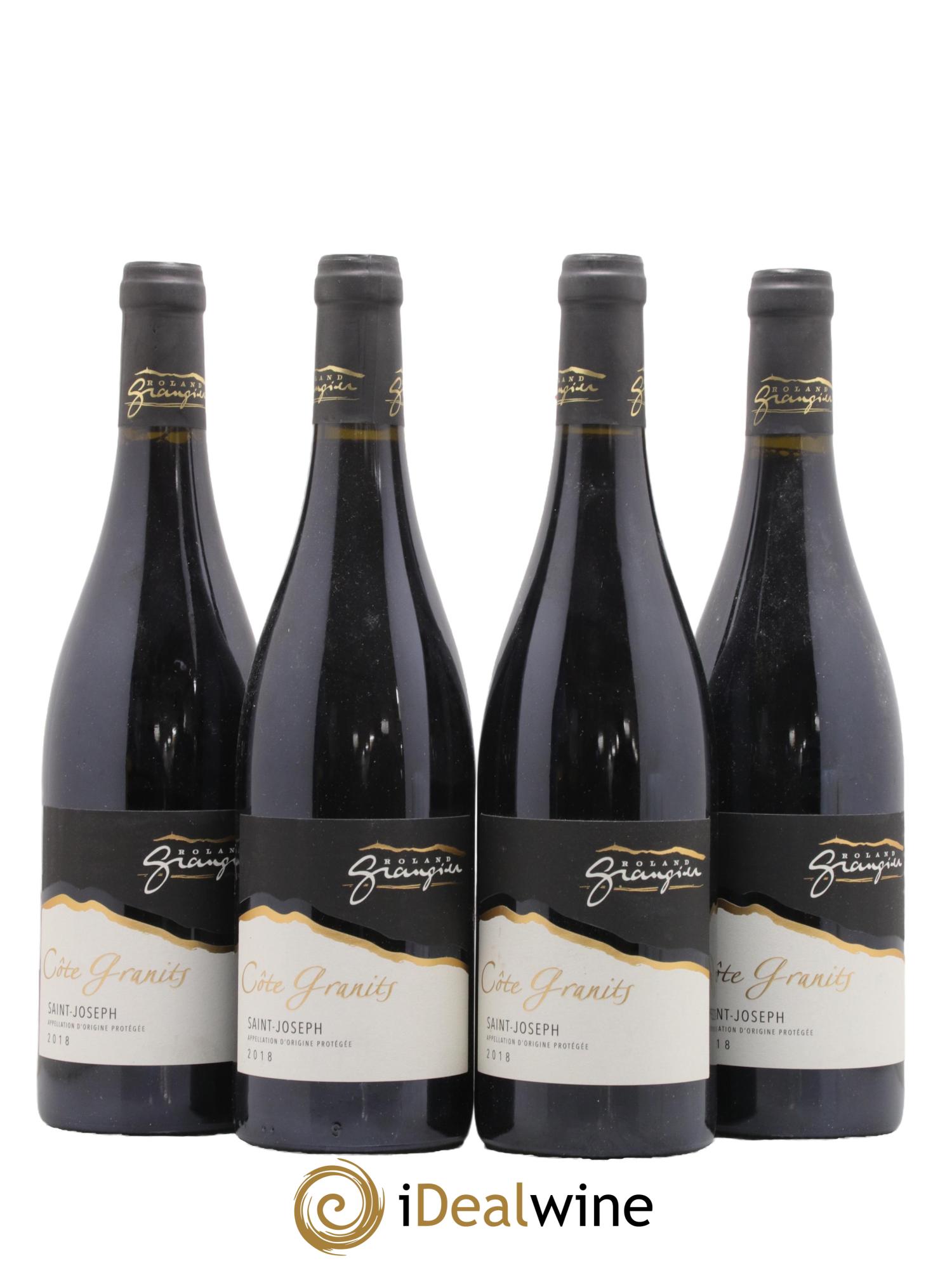 Saint-Joseph Cote Granits Roland Grangier 2018 - Lot de 4 bouteilles - 0