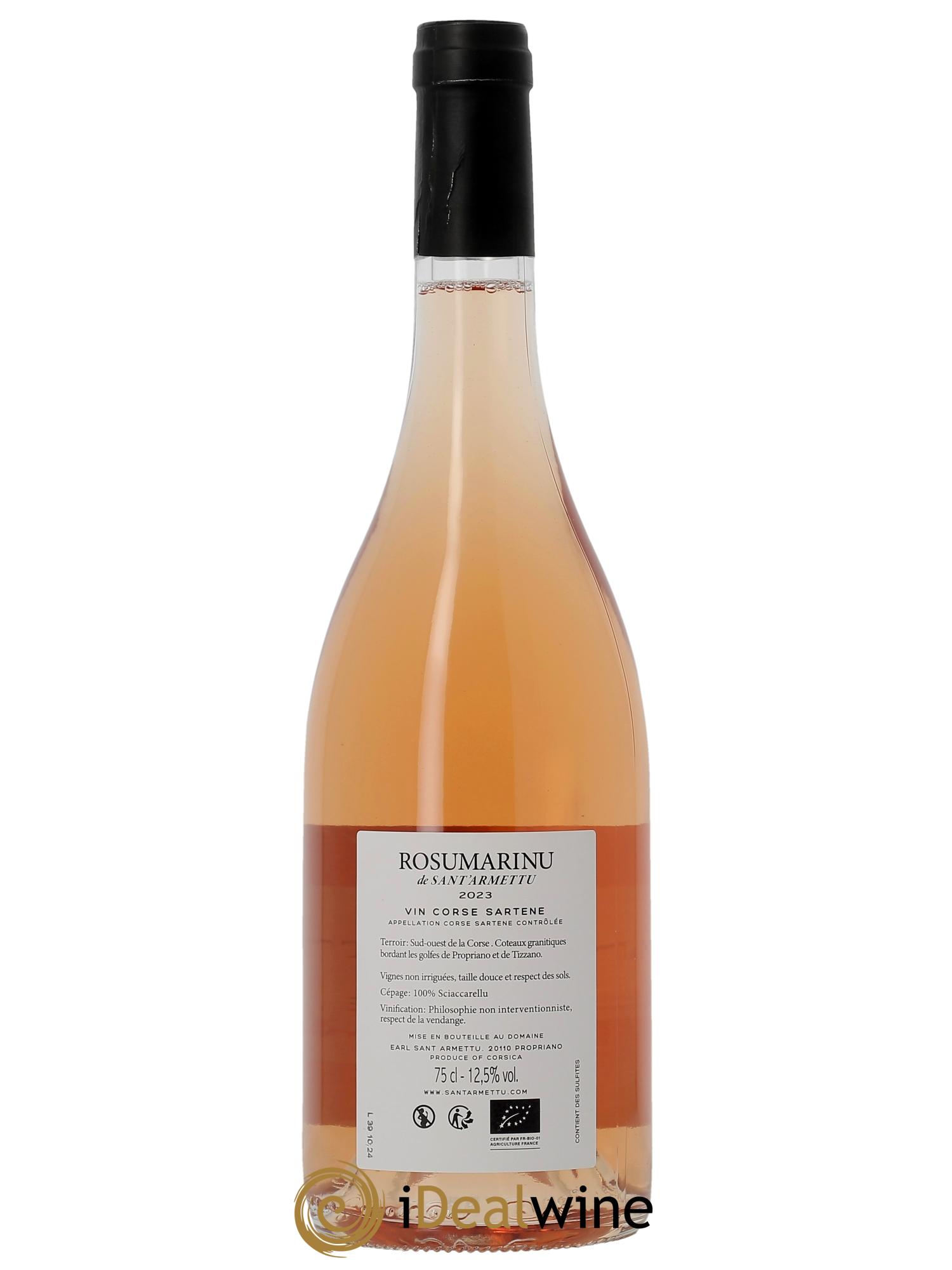 Sartène Rosumarinu Sant Armettu (Domaine) 2023 - Lot of 1 bottle - 1