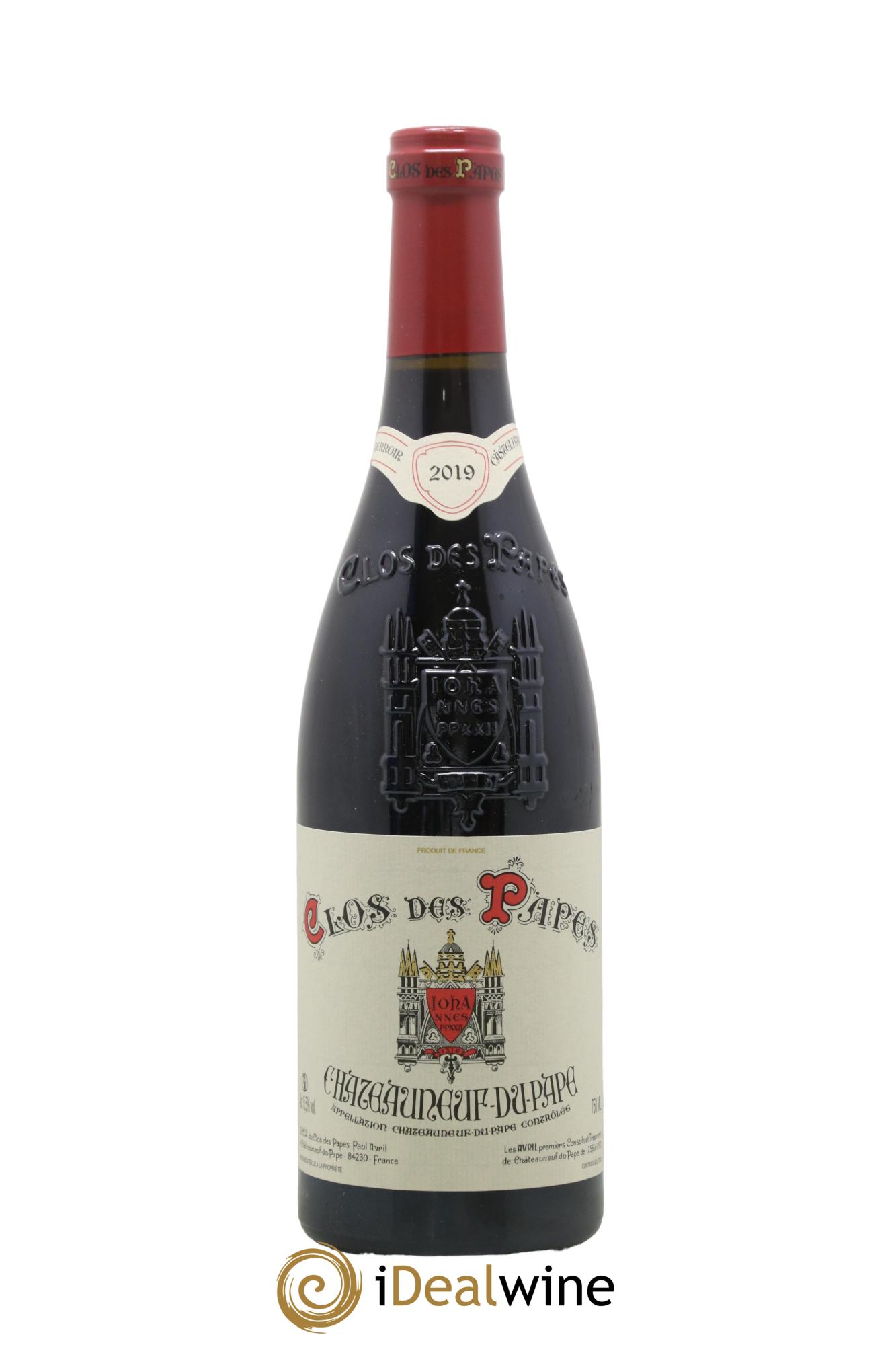 Châteauneuf-du-Pape Clos des Papes - Paul Avril 2019 - Lot de 1 bouteille - 0
