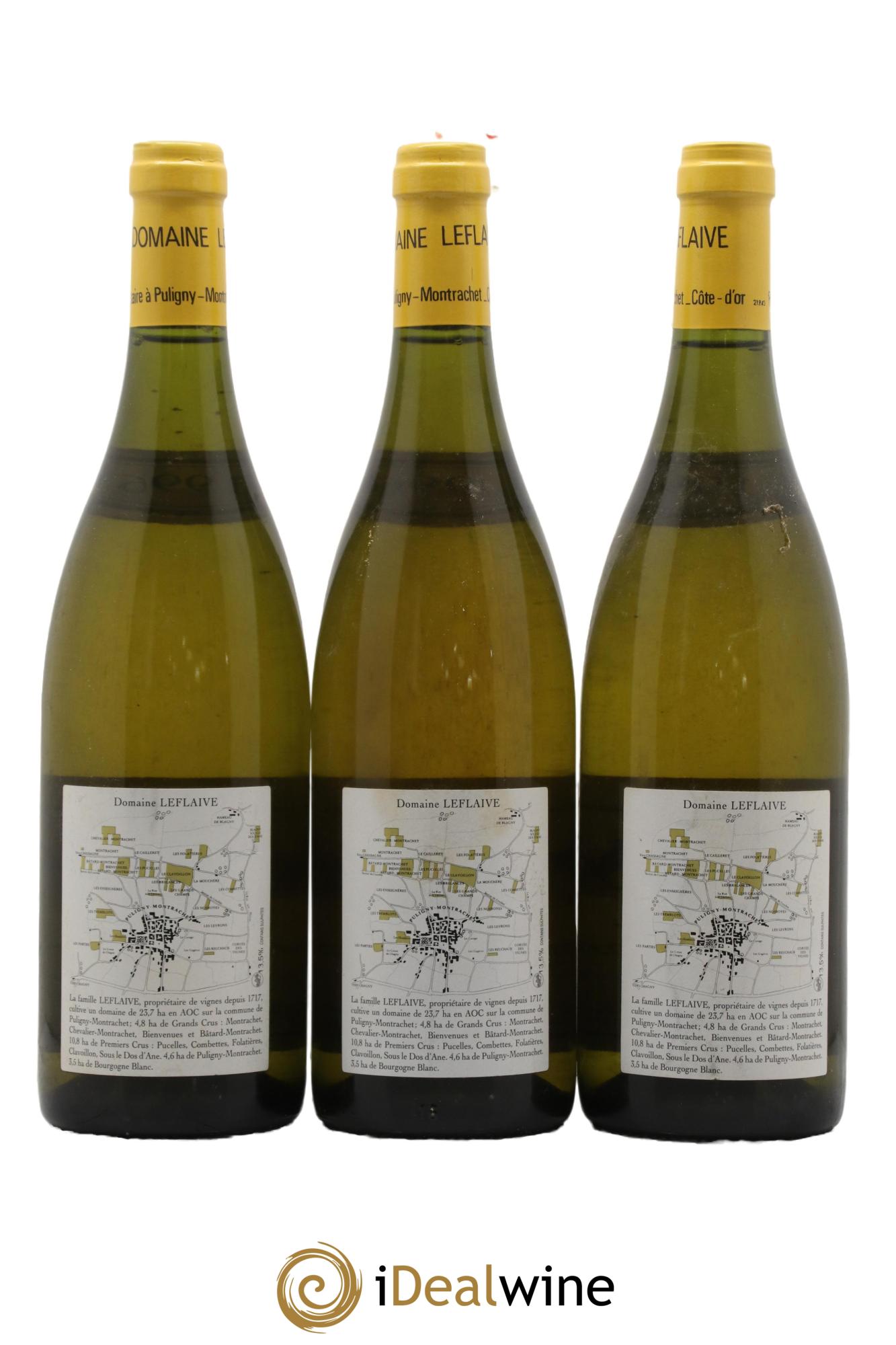 Puligny-Montrachet Leflaive (Domaine) 1996 - Lot of 3 bottles - 1