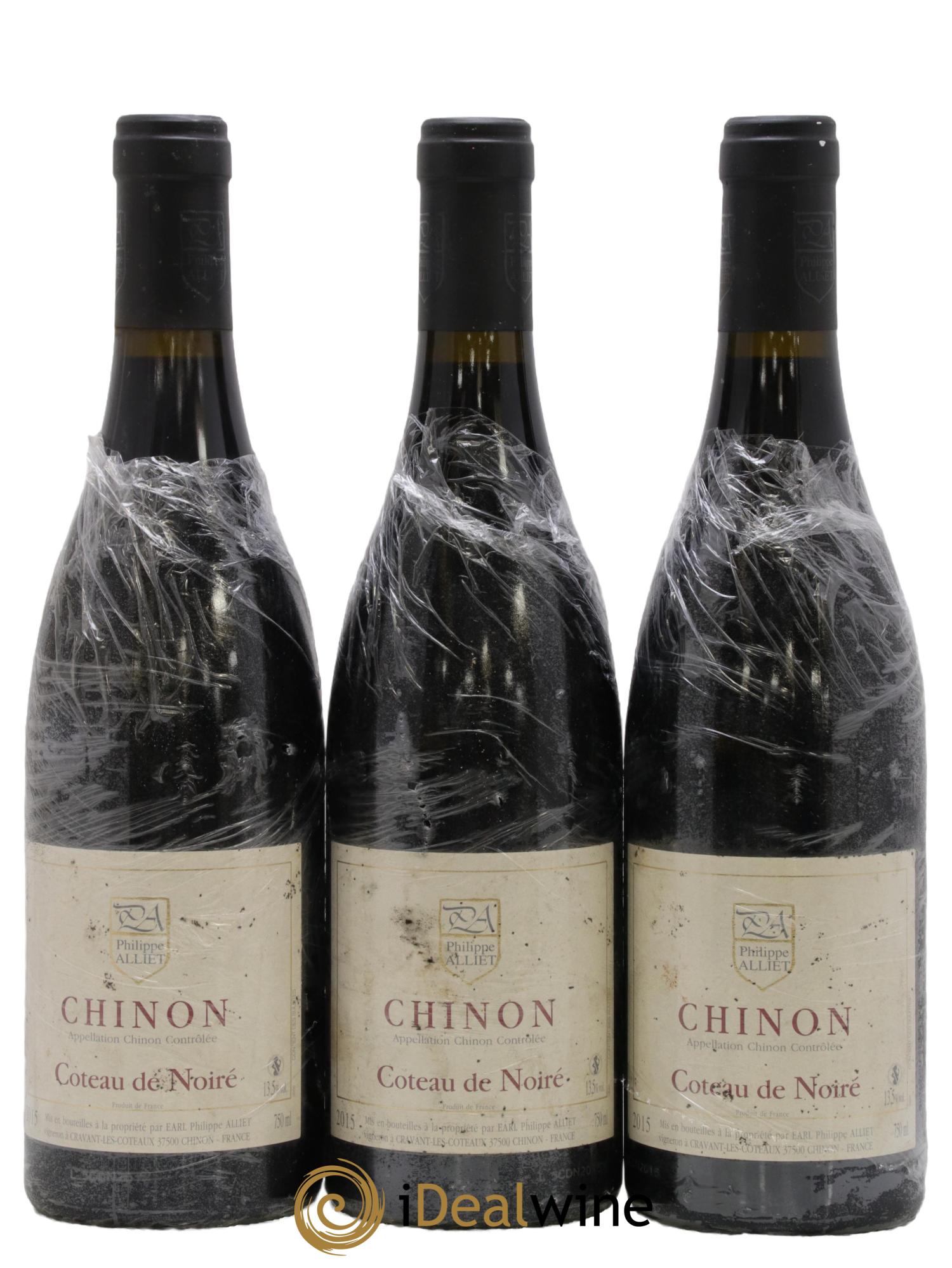 Chinon Coteau de Noiré Philippe Alliet 2015 - Posten von 3 Flaschen - 0