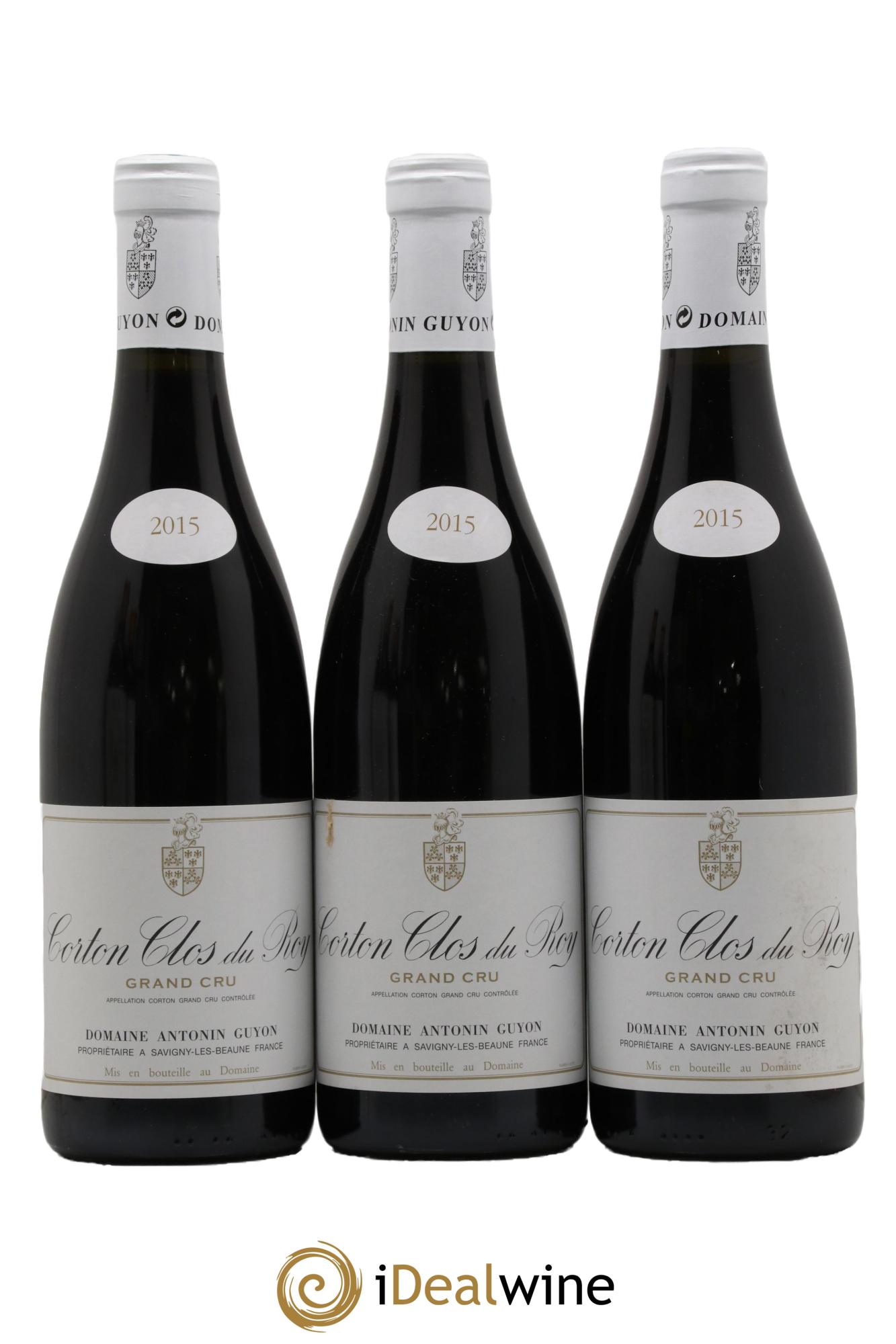 Corton Grand Cru Clos du Roy Antonin Guyon 2015 - Lot de 3 bouteilles - 0