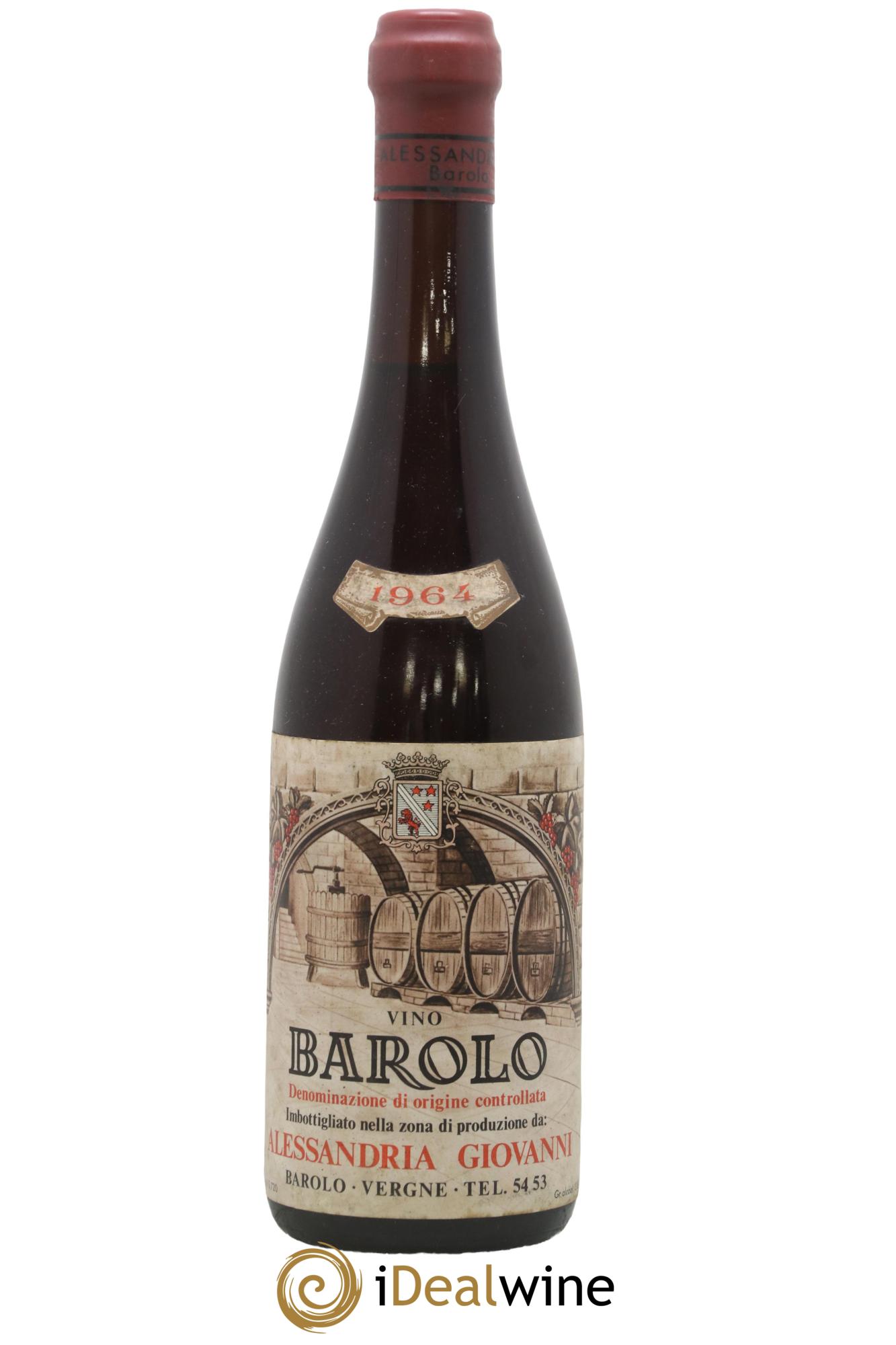 Barolo Giovanni Alessandria 1964 - Lot de 1 bouteille - 0