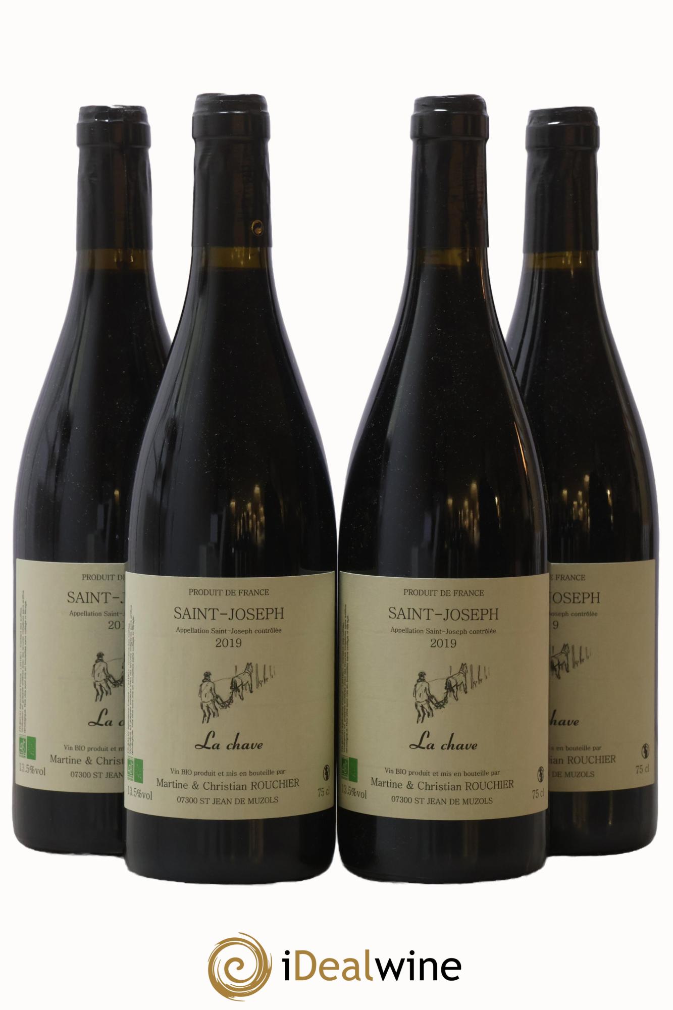 Saint-Joseph La Chave Domaine Rouchier 2019 - Lot de 4 bouteilles - 0
