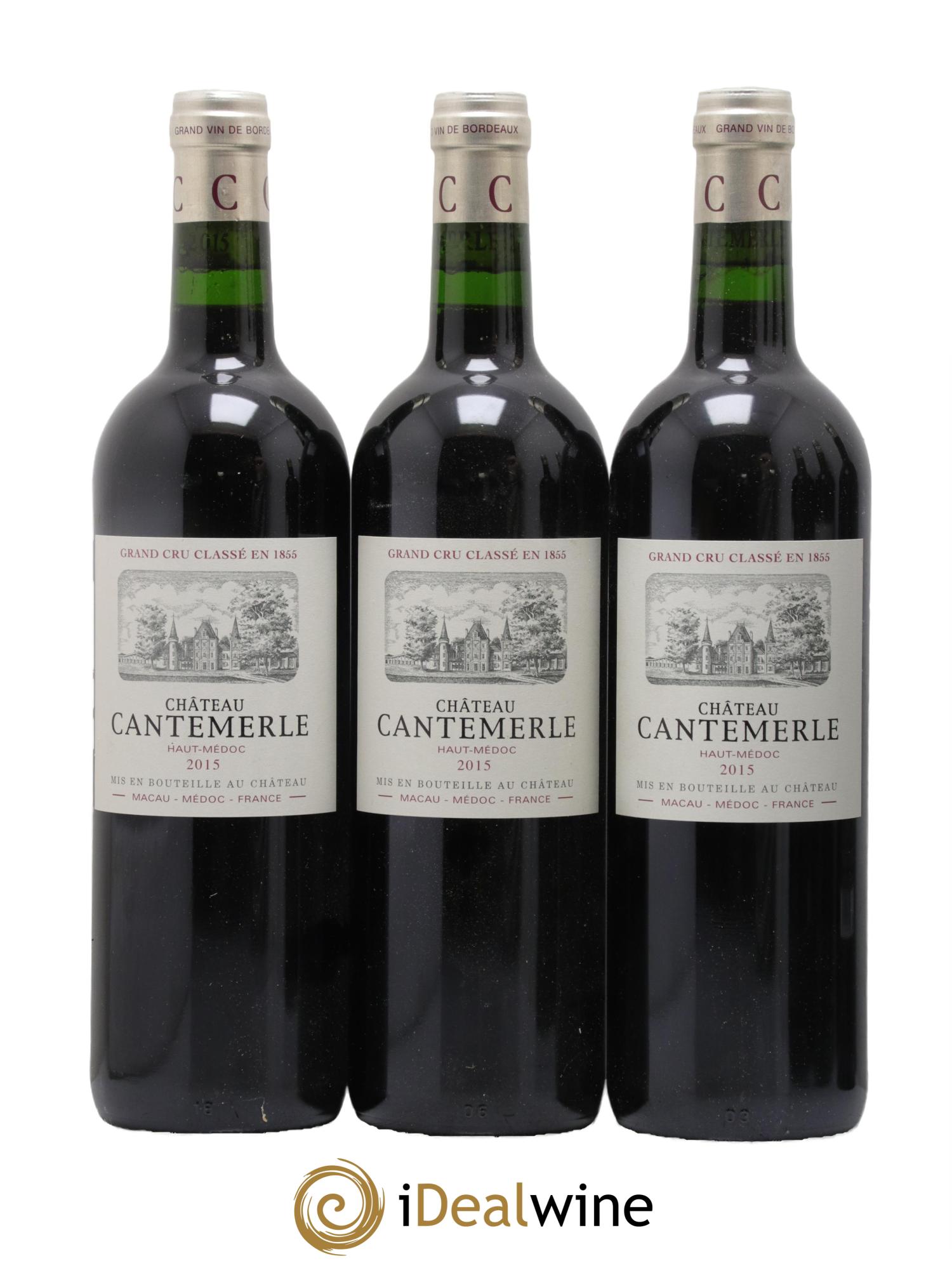 Château Cantemerle 5ème Grand Cru Classé 2015 - Lot de 6 bouteilles - 1