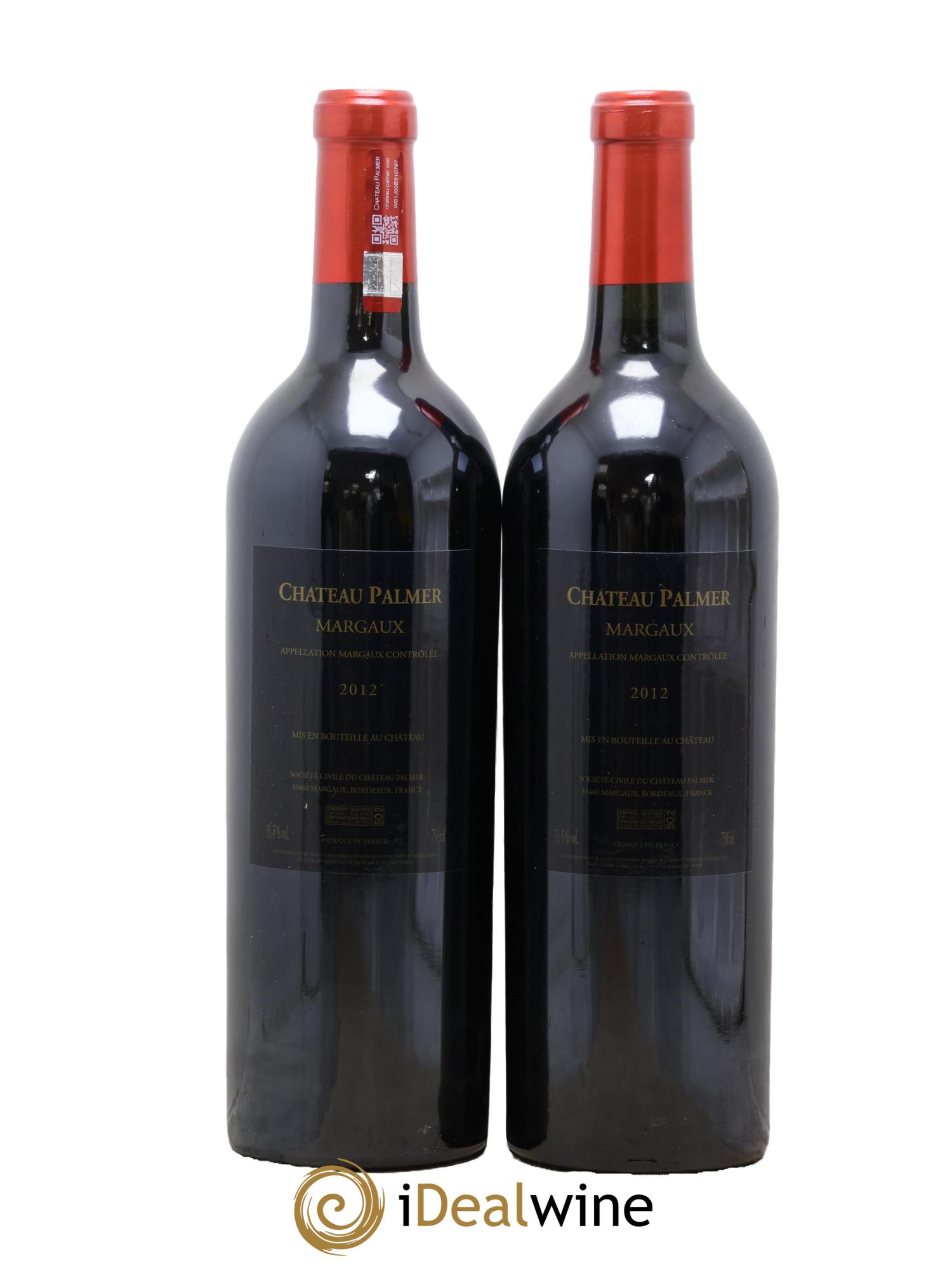 Château Palmer 3ème Grand Cru Classé 2012 - Lot de 2 bouteilles - 1