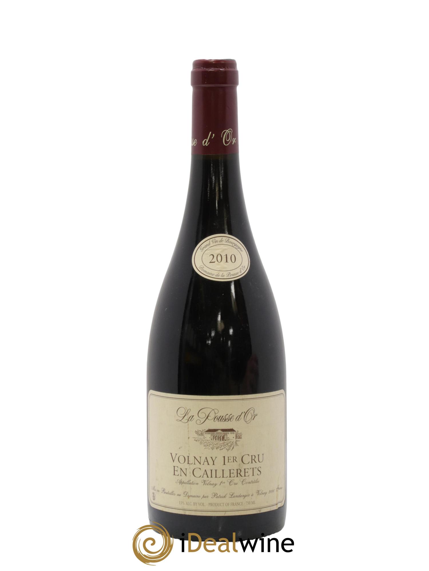 Volnay 1er Cru Les Caillerets La Pousse d'Or (Domaine de) 2010 - Lot de 1 bouteille - 0
