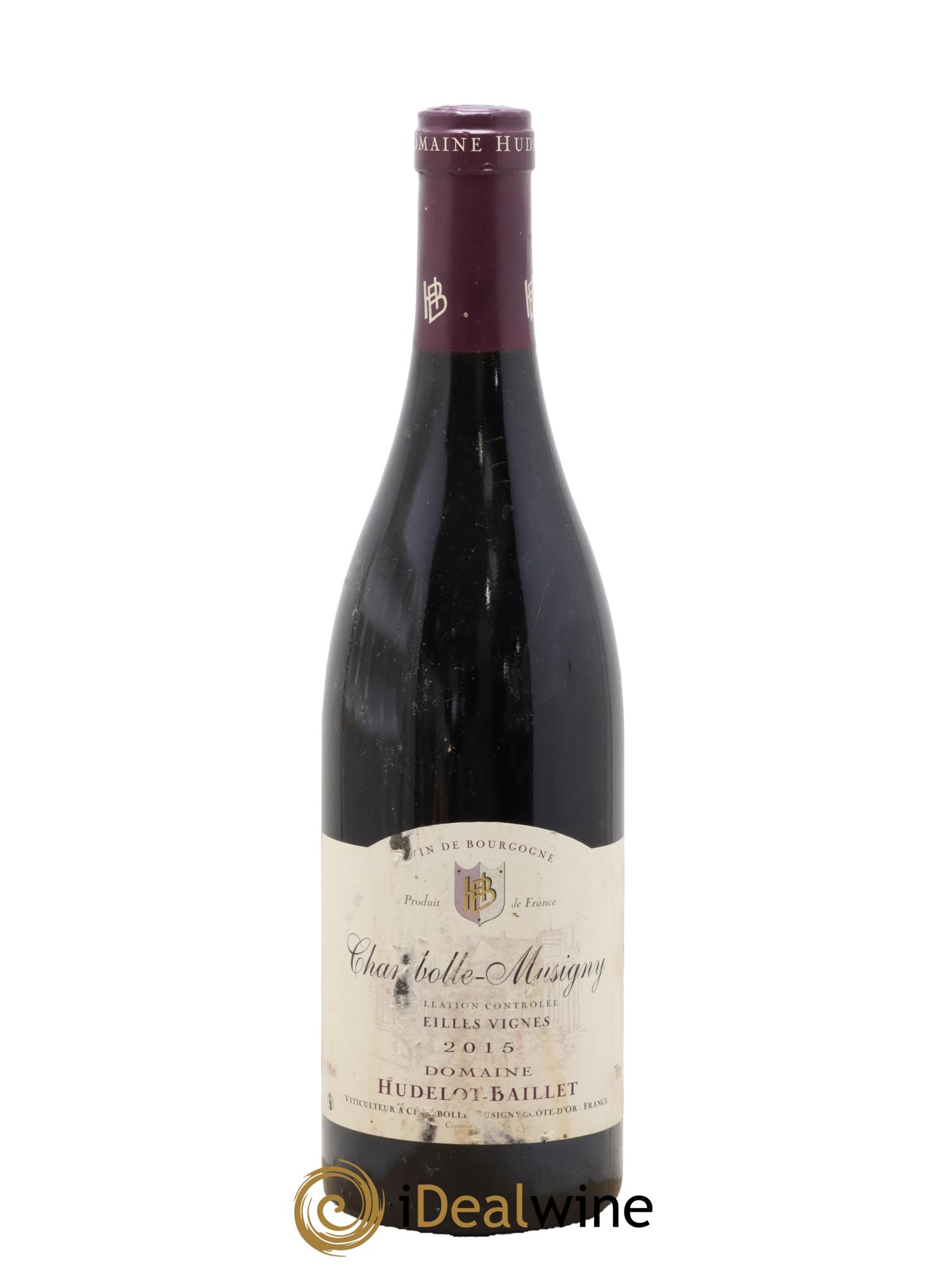 Chambolle-Musigny Vieilles Vignes Hudelot-Baillet 2015 - Lot de 1 bouteille - 0