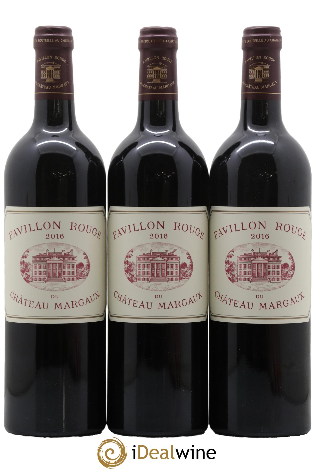 Pavillon Rouge du Château Margaux Second Vin 2016 - Lotto di 3 bottiglie - 0