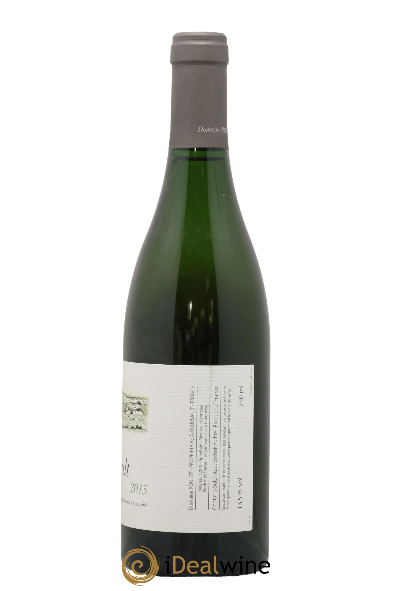 Meursault Roulot (Domaine) 2015 - Lot of 1 bottle - 1