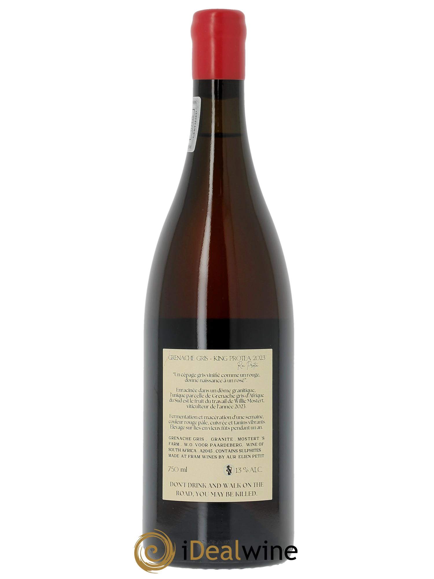 Voor Paardeberg Aurélien Petit King Protea Grenache Gris Aurélien Petit  2023 - Posten von 1 Flasche - 1