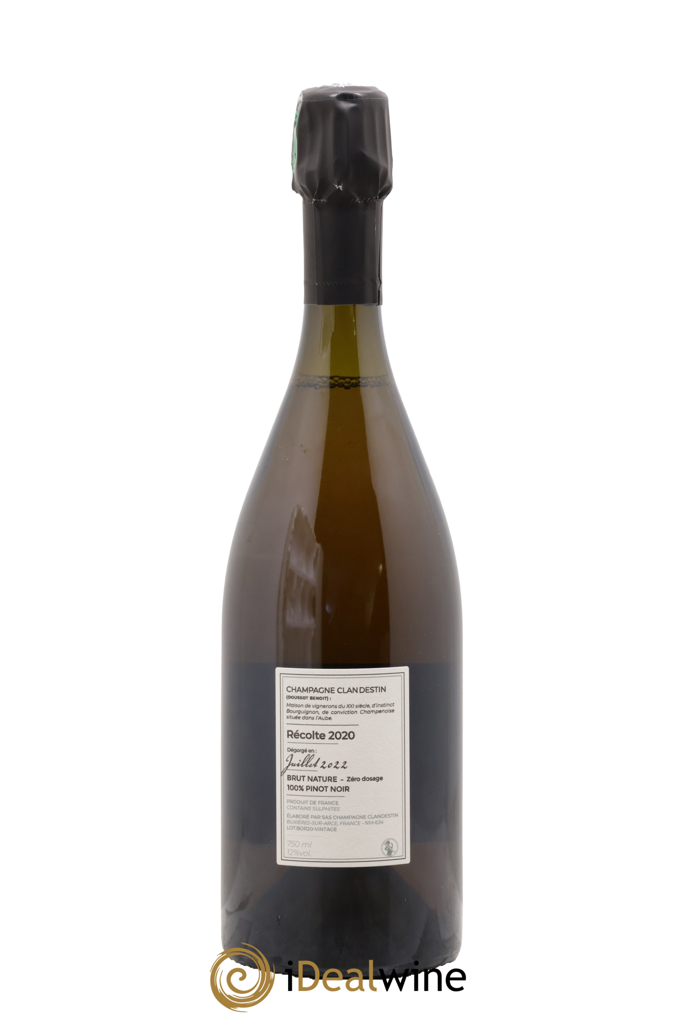 Boréal Brut Nature Clandestin 2020 - Lot of 1 bottle - 1