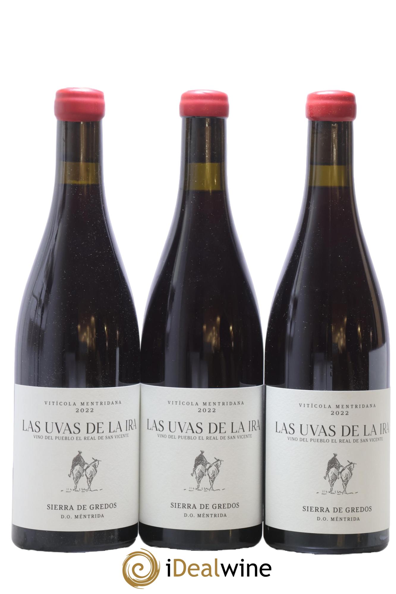 Méntrida DO Viticola Mentridana (anciennement Daniel Jimenez-Landi) Las Uvas de la Ira 2022 - Lot of 3 bottles - 0
