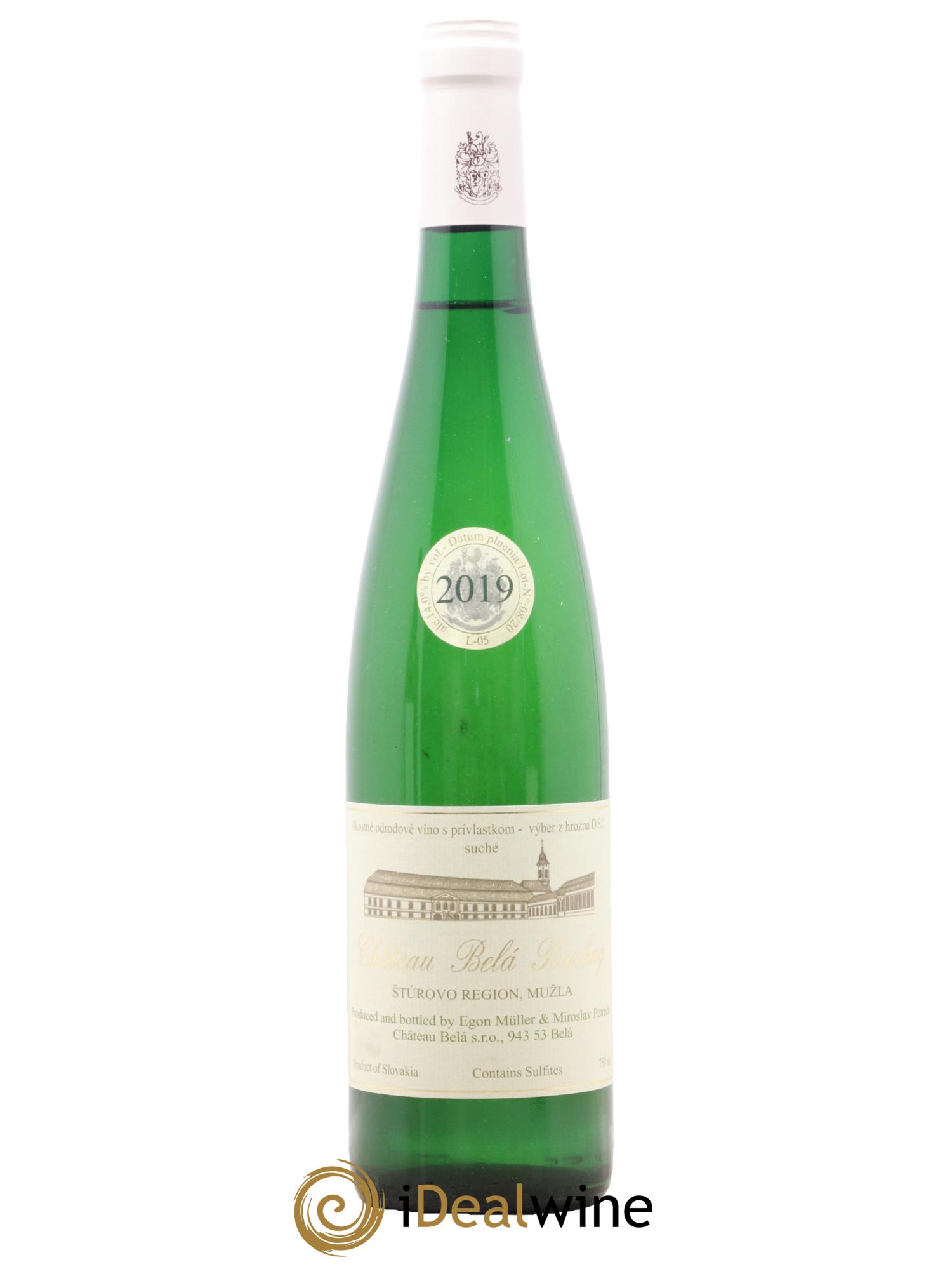 Vins Etrangers Slovaquie Sturovo Region Muzla Château Bela Riesling Egon Muller & Miroslav Petrech 2019 - Lotto di 1 bottiglia - 0