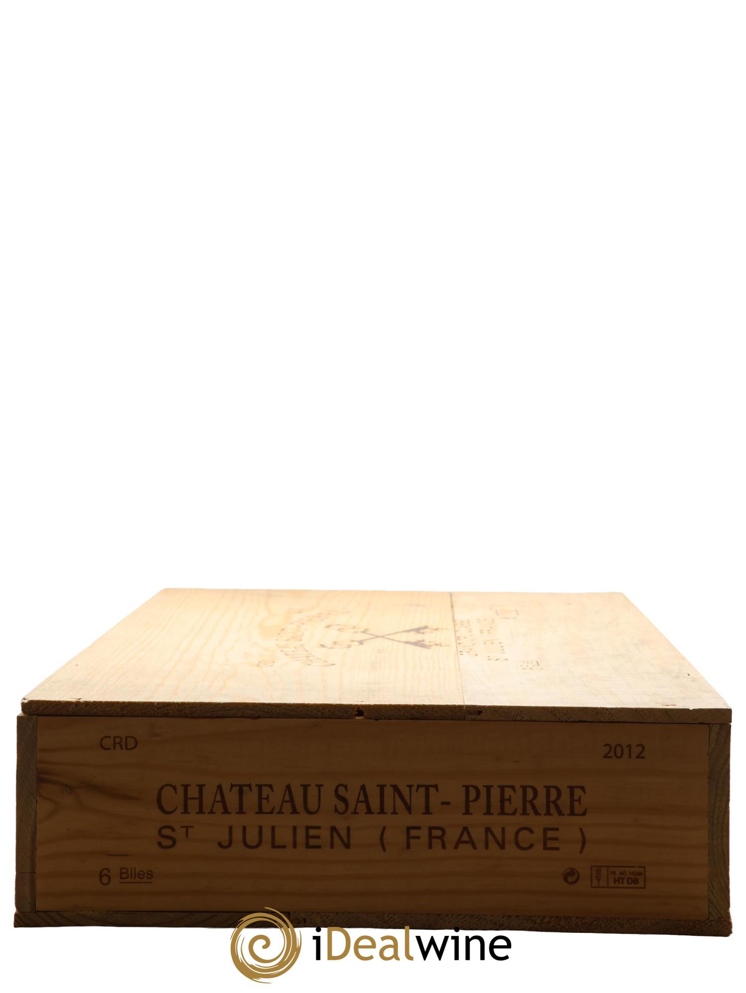 Château Saint-Pierre 4ème Grand Cru Classé 2012 - Lotto di 6 bottiglie - 1