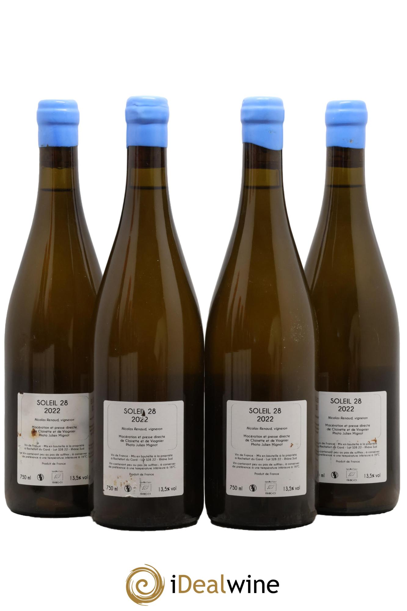 Vin de France Soleil 28 Clos des Grillons 2022 - Lot of 4 bottles - 1