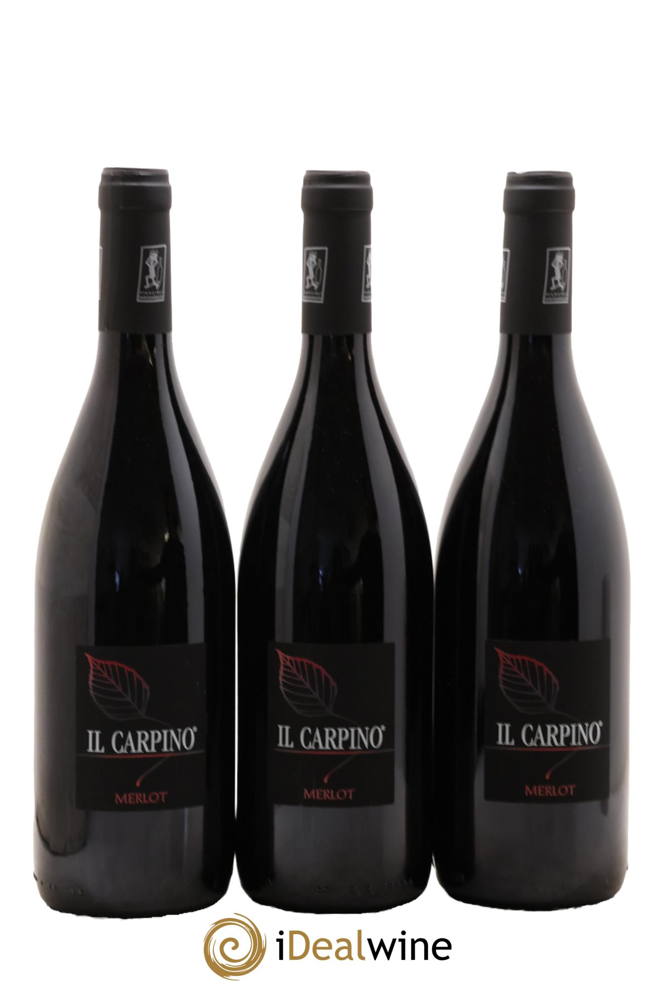 Italie Venezia Giulia IGT Merlot Il Carpino 2018 - Lot de 3 bouteilles - 0