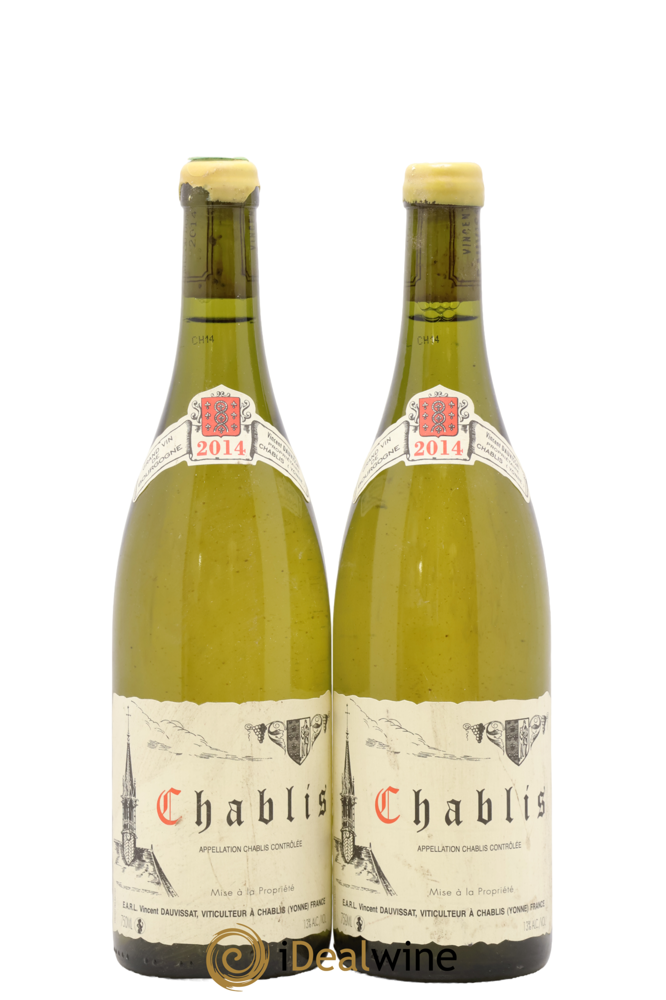 Chablis Vincent Dauvissat (Domaine) 2014 - Lot de 2 bouteilles - 0