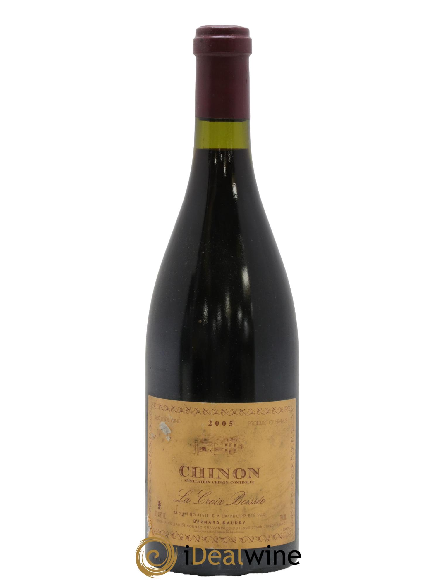 Chinon La Croix Boissée Bernard Baudry 2005 - Posten von 1 Flasche - 0