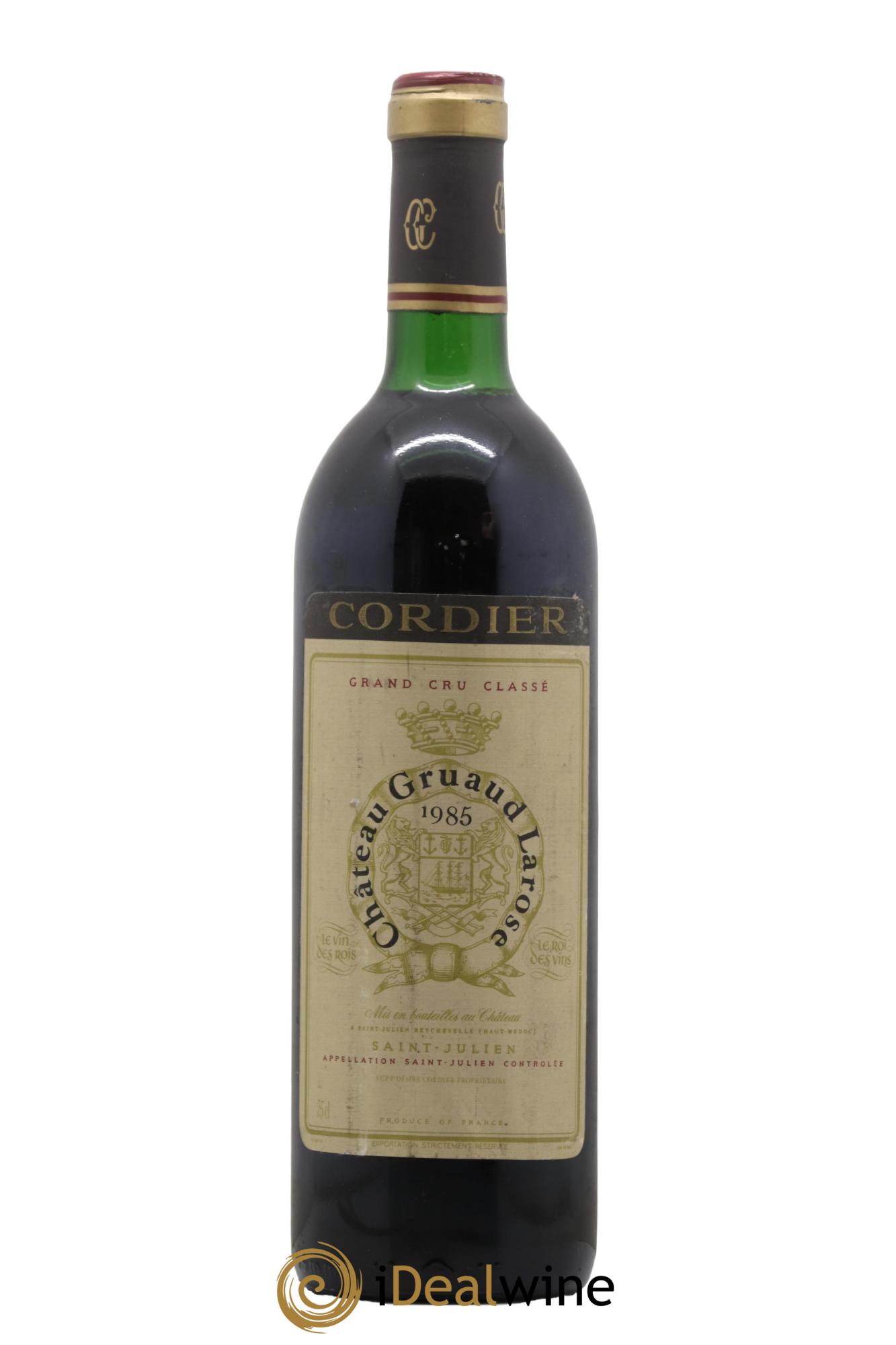 Château Gruaud Larose 2ème Grand Cru Classé 1985 - Lot de 1 bouteille - 0