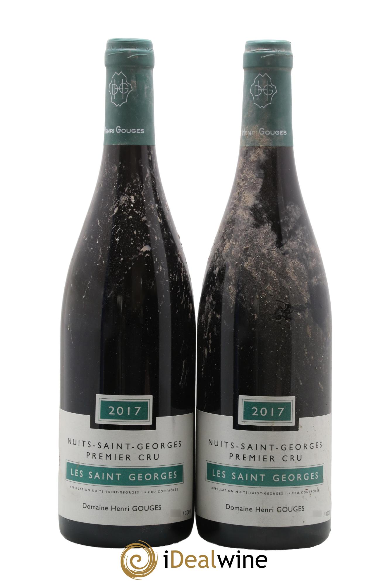 Nuits-Saint-Georges 1er Cru Les Saints Georges Henri Gouges 2017 - Lot de 2 bouteilles - 0
