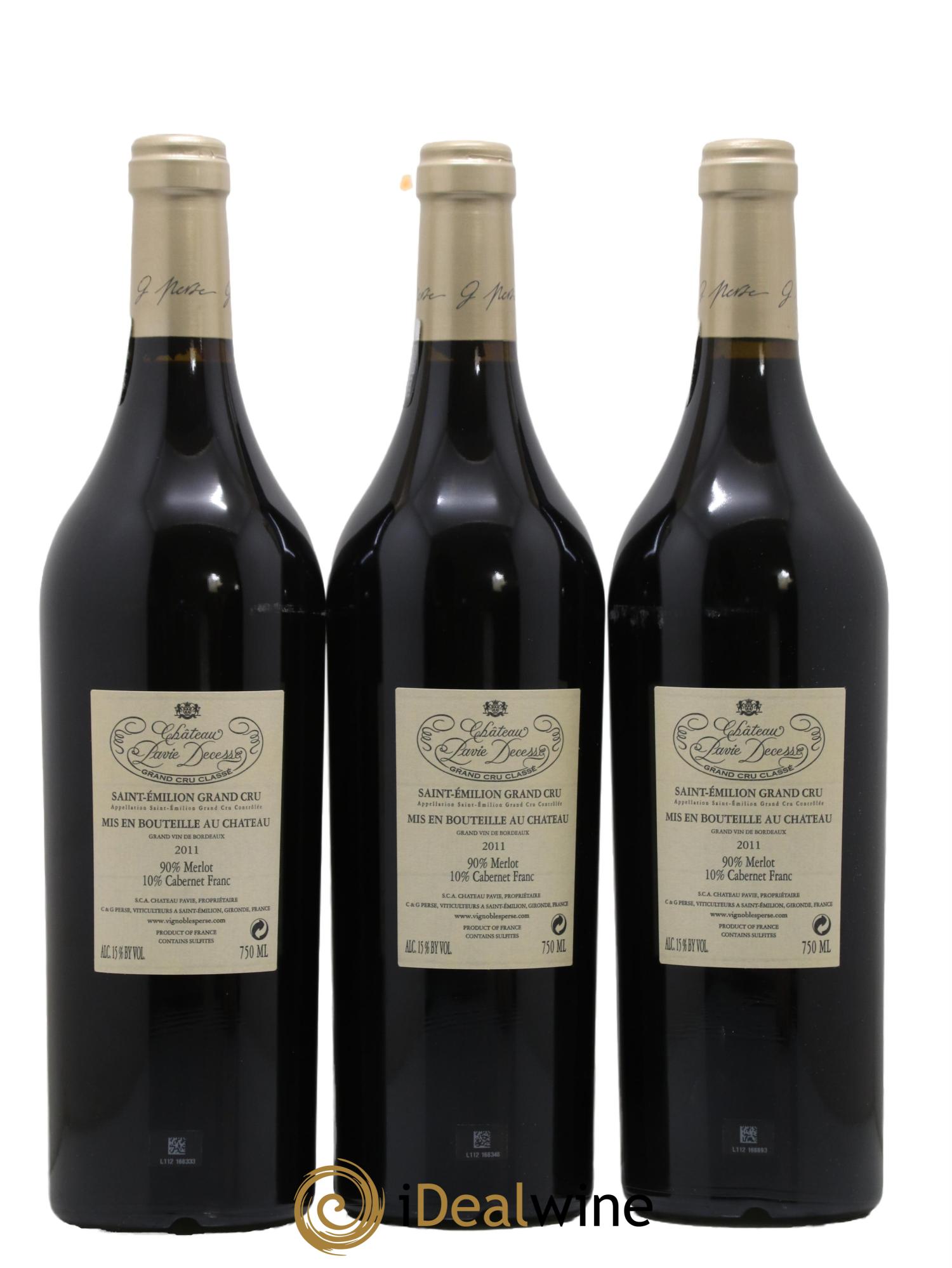 Château Pavie Decesse Grand Cru Classé 2011 - Lot de 6 bouteilles - 2