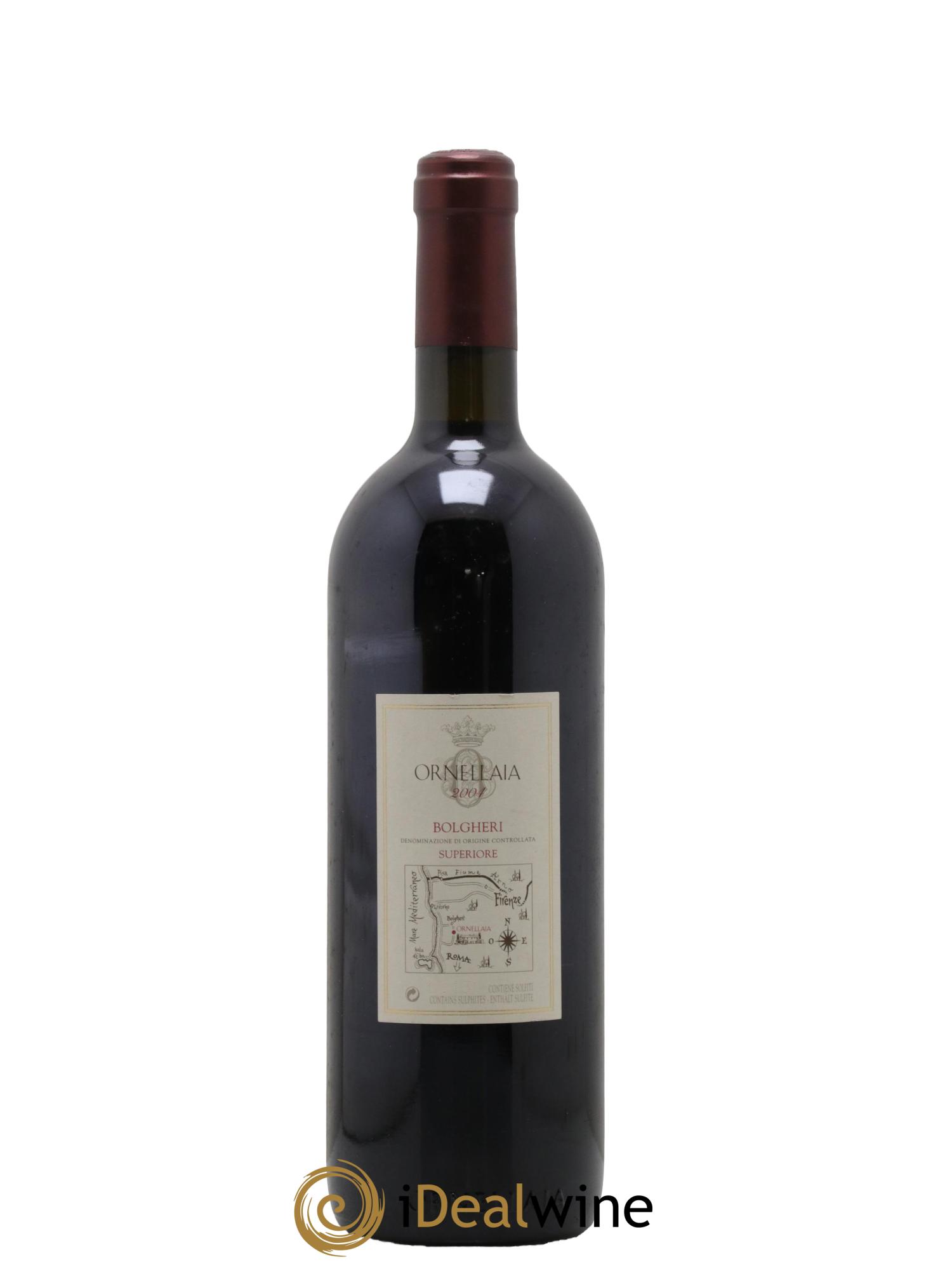 Bolgheri DOC Superiore Ornellaia Tenuta Dell'Ornellaia - Frescobaldi 2004 - Lotto di 1 bottiglia - 1