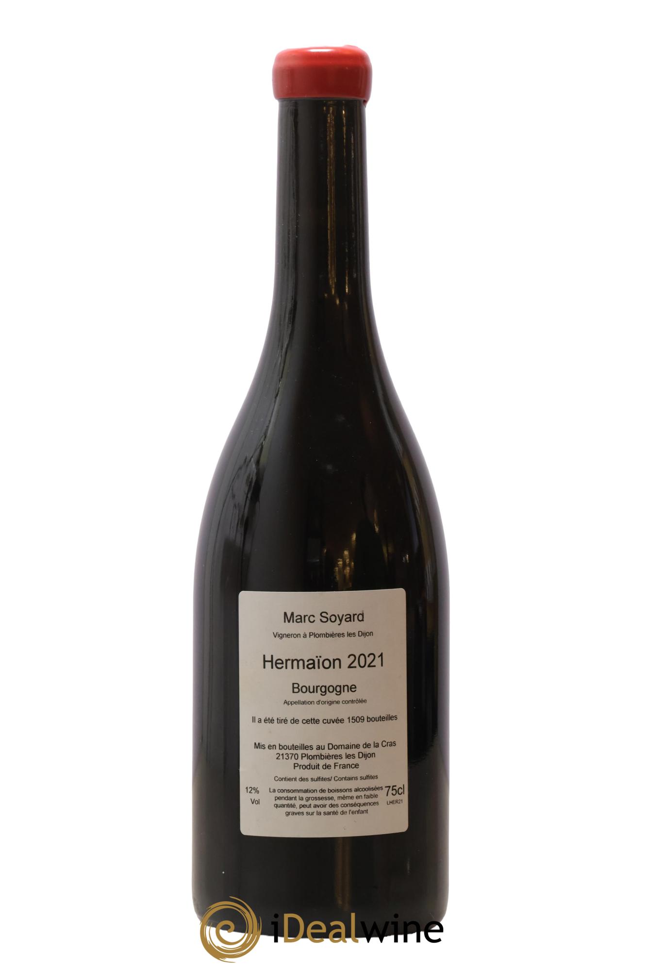 Bourgogne Hermaion Domaine de la Cras - Marc Soyard Hermaion Marc Soyard 2021 - Lot de 1 bouteille - 1