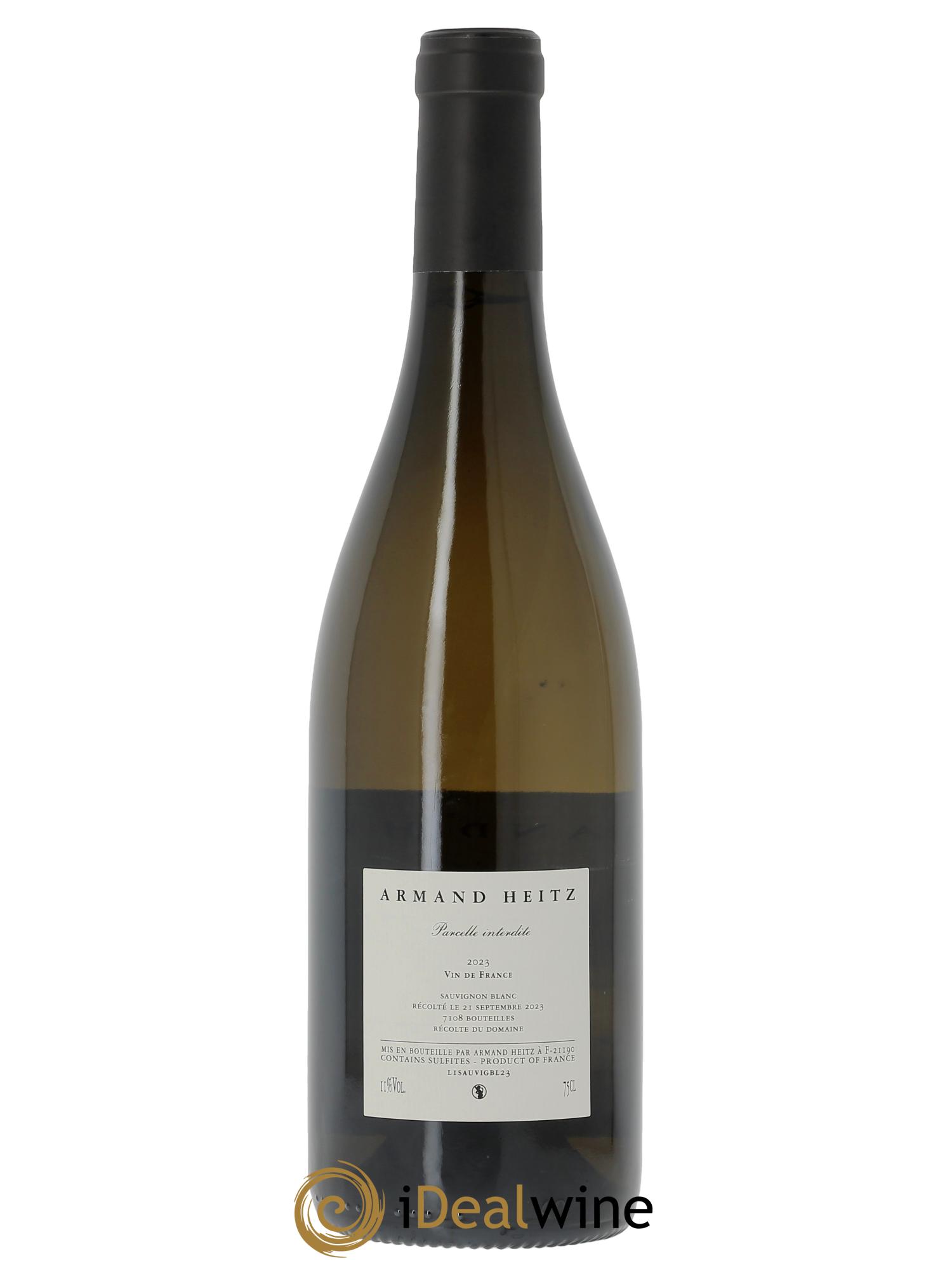Vin de France Parcelle interdite Armand Heitz 2023 - Lot de 1 bouteille - 1