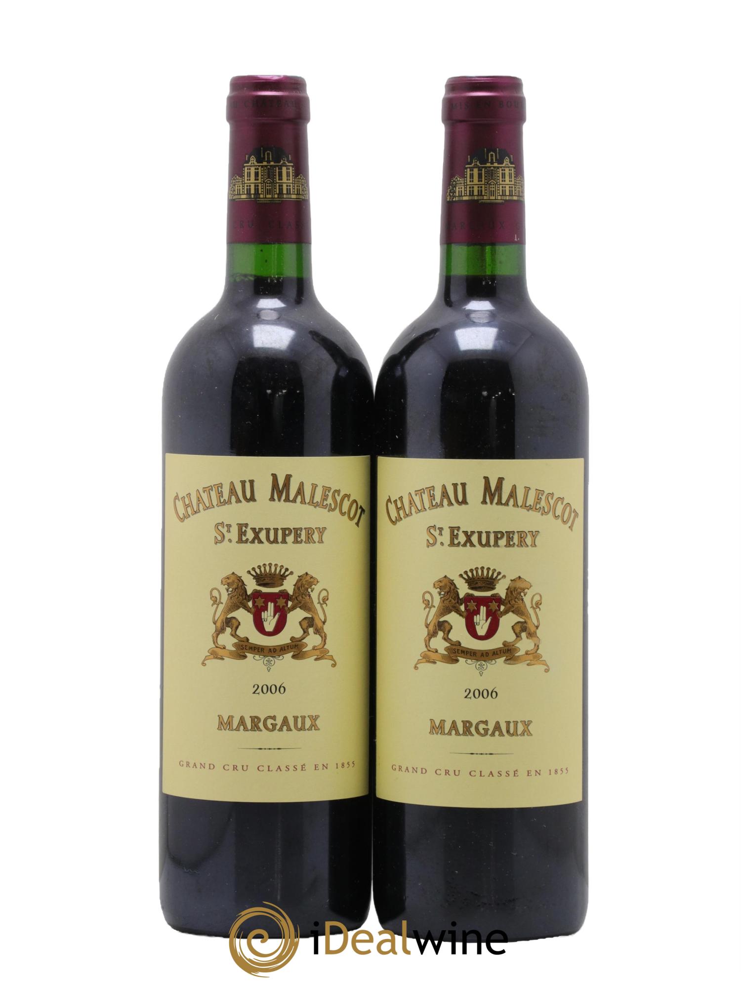 Château Malescot Saint-Exupéry 3ème Grand Cru Classé 2006 - Lot de 2 bouteilles - 0