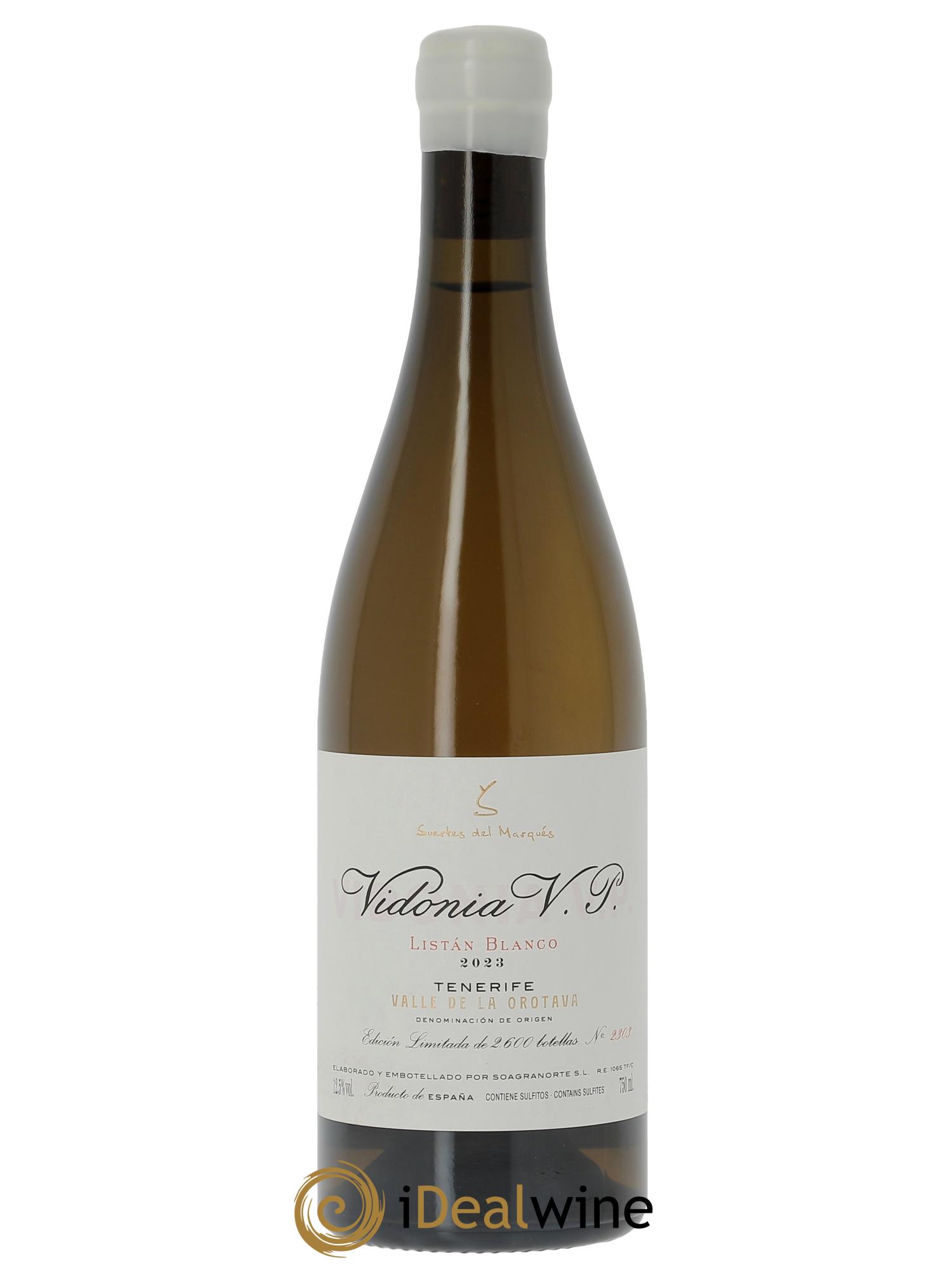 Valle de la Orotava Suertes del Marqués Vidonia Viñedos Propios 2023 - Posten von 1 Flasche - 0