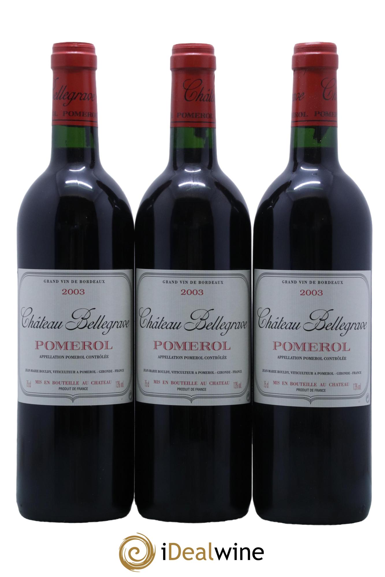 Château Bellegrave 2003 - Lot de 12 bouteilles - 4