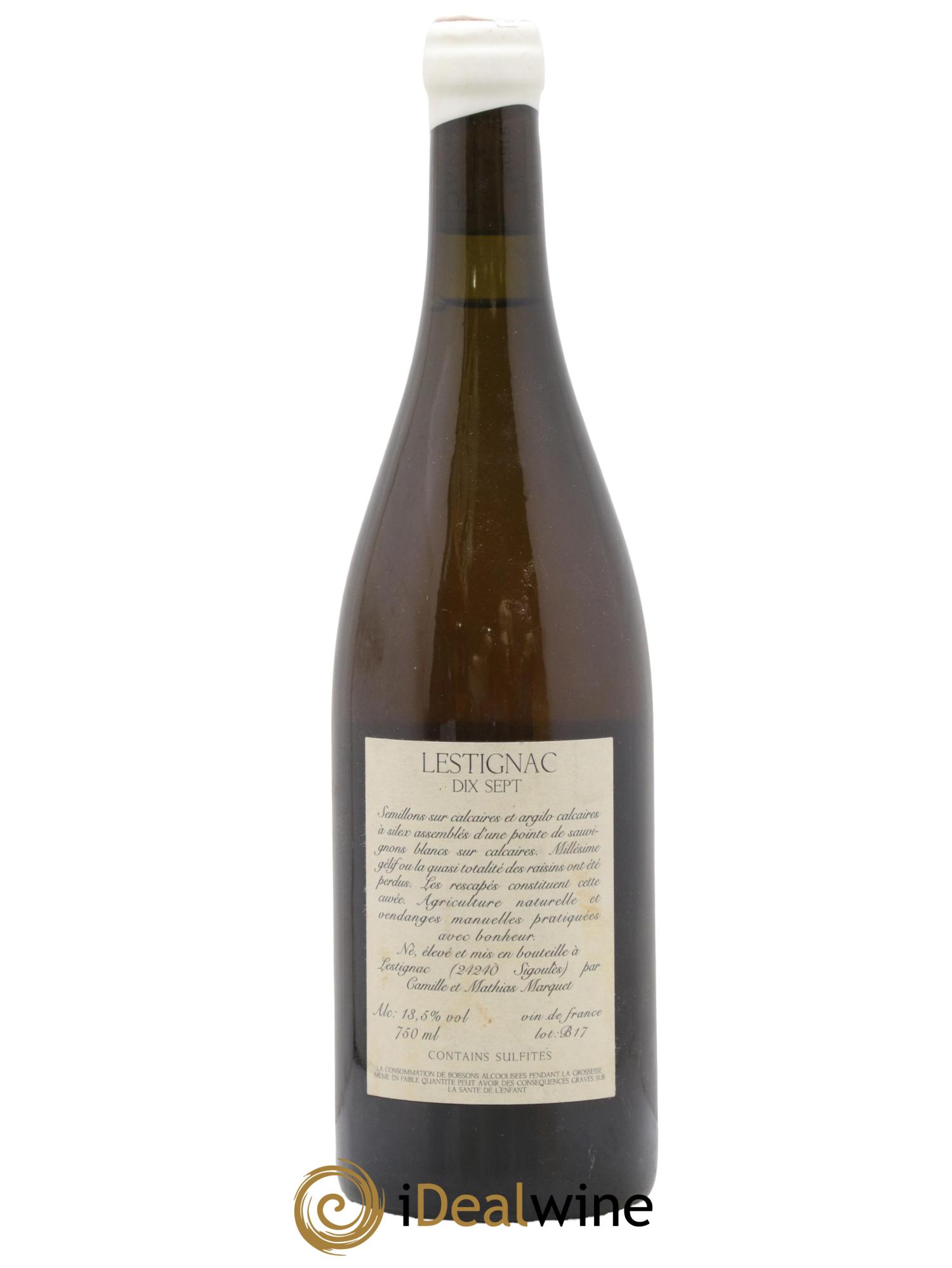 Vin de France Dix Sept Château Lestignac 2017 - Posten von 1 Flasche - 1